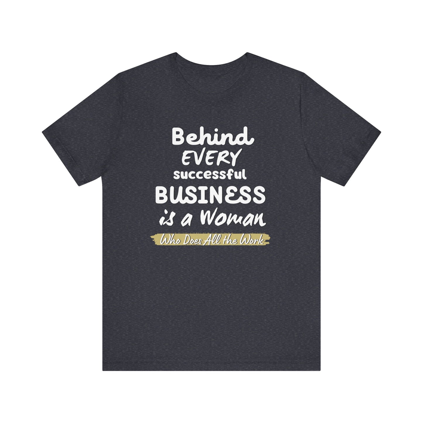 Empowering-tshirts - heather navy