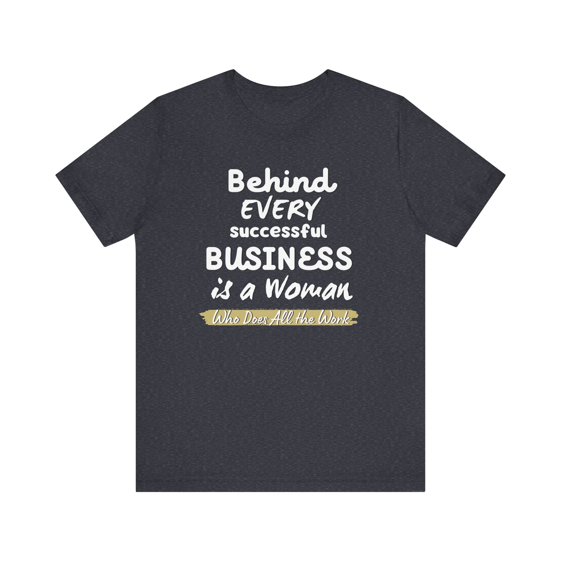 Empowering-tshirts - heather navy