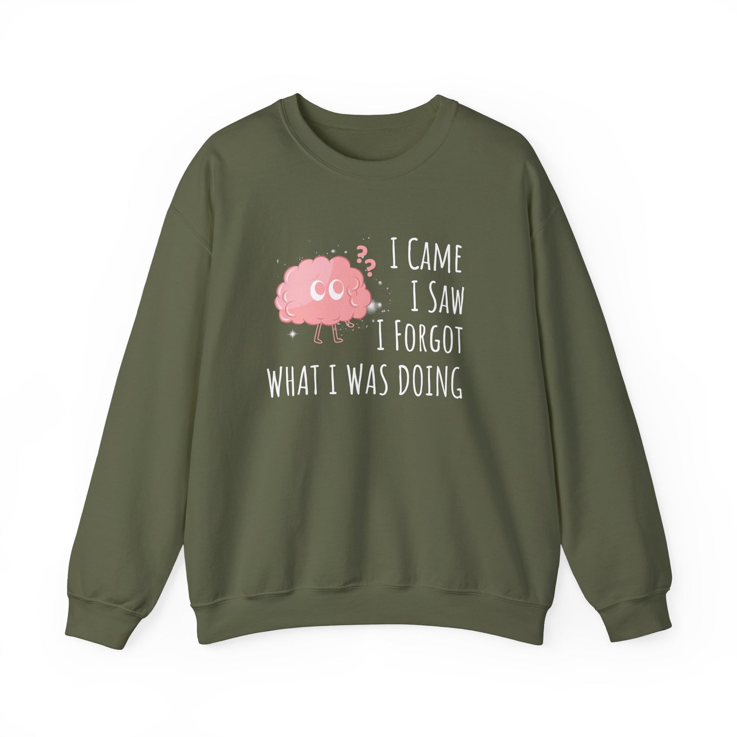 Humorous sweatshirt - Military green