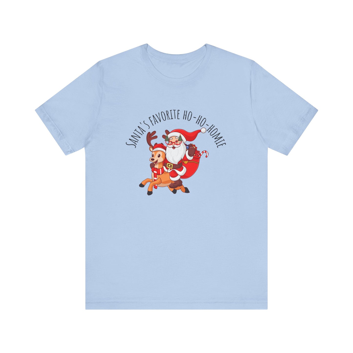 Christmas unisex T-shirt - baby blue