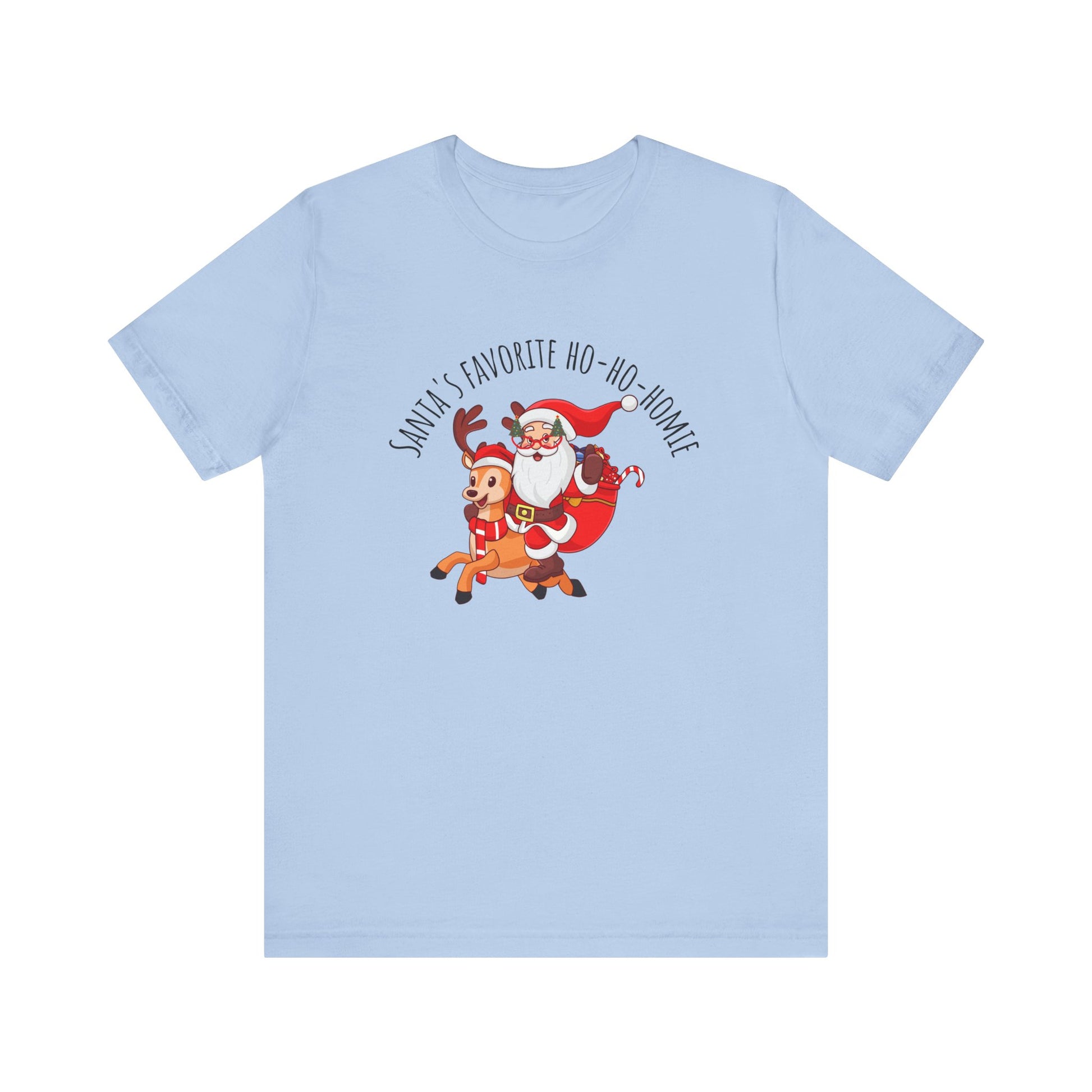 Christmas unisex T-shirt - baby blue