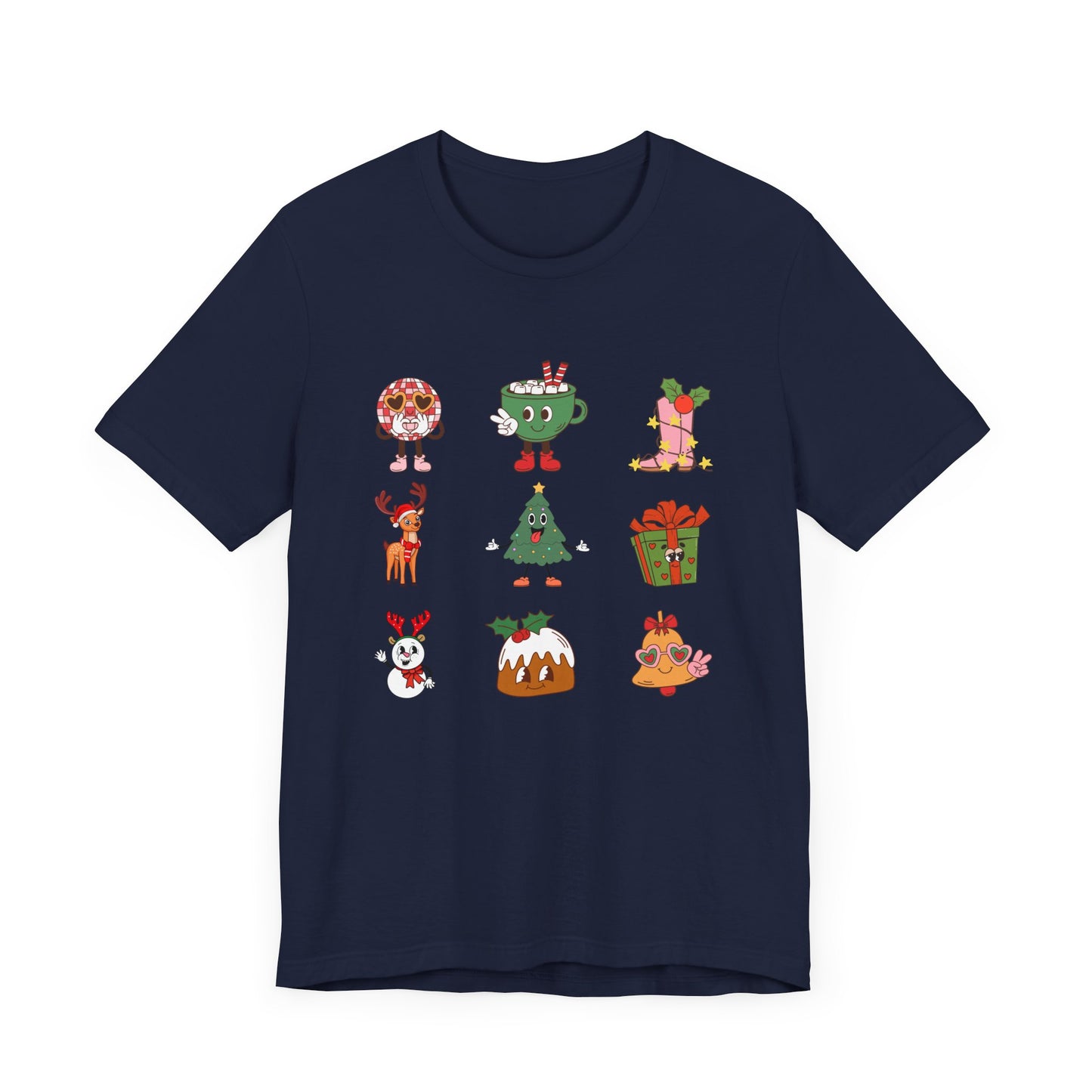 Retro Christmas Cheer - Festive Fun T-Shirt