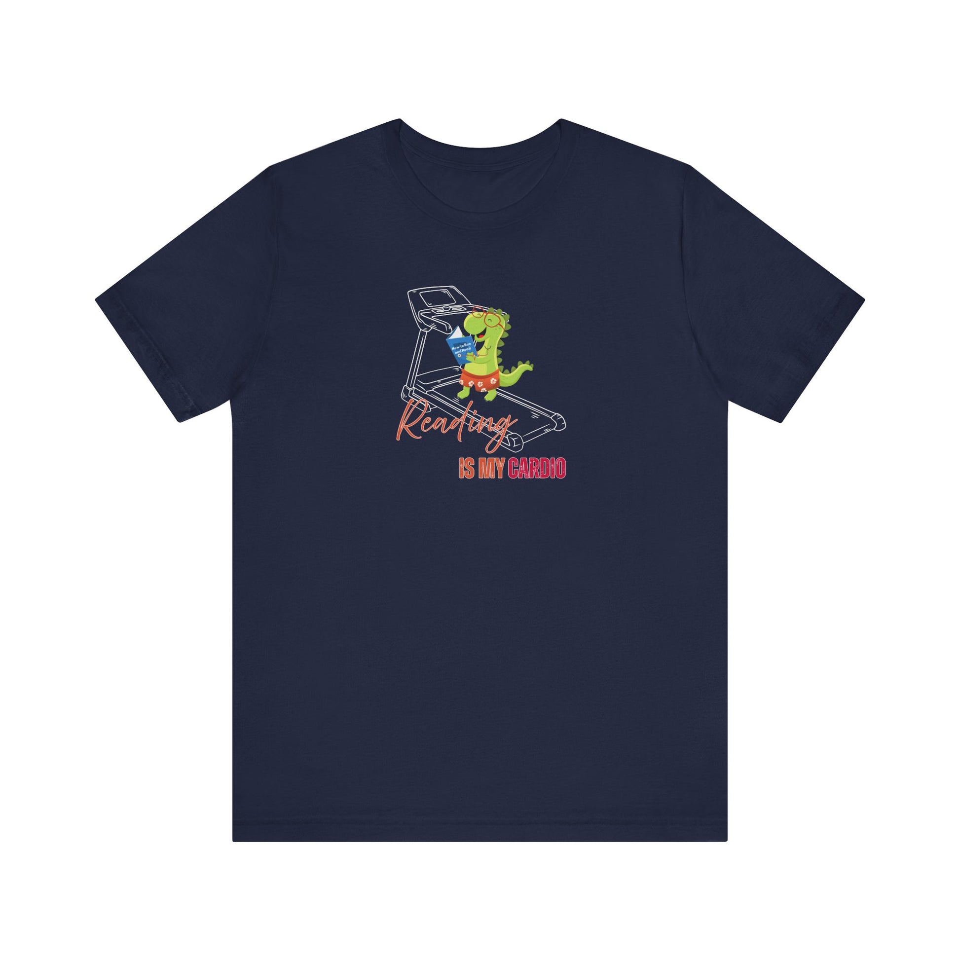 navy reading shirt design