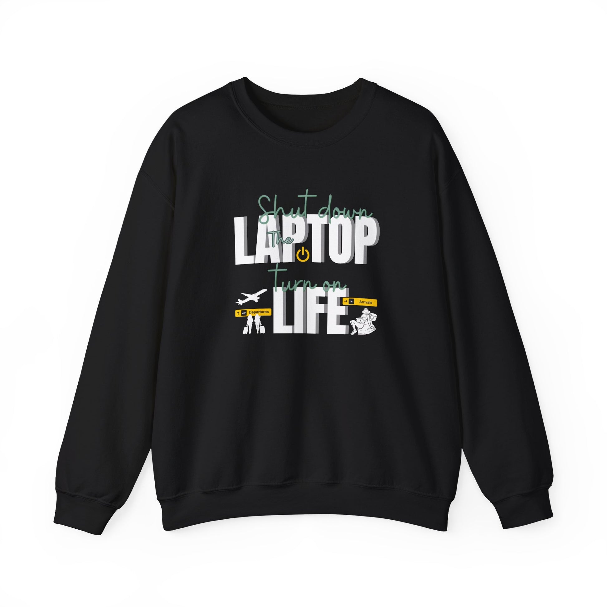 Cozy getaway sweatshirt - black