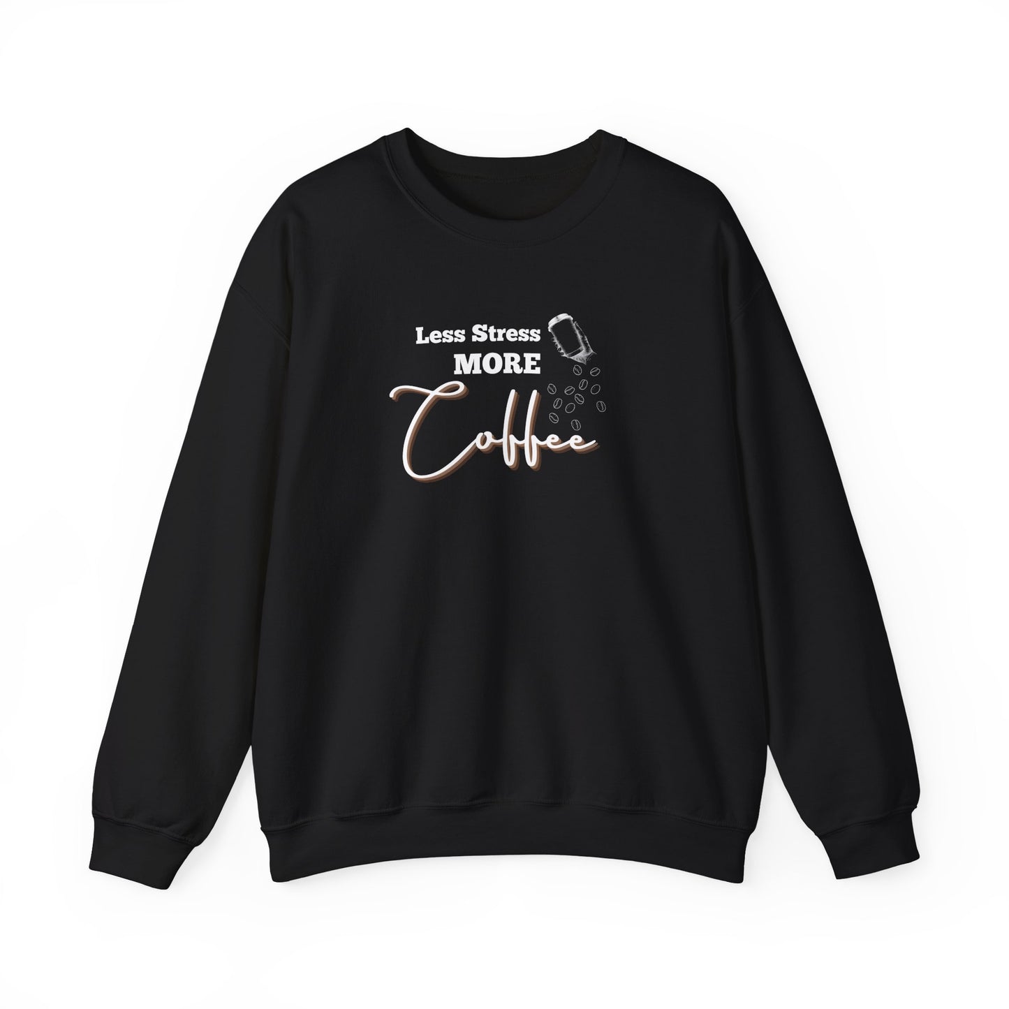 Relaxed coffee sweatshirt - black