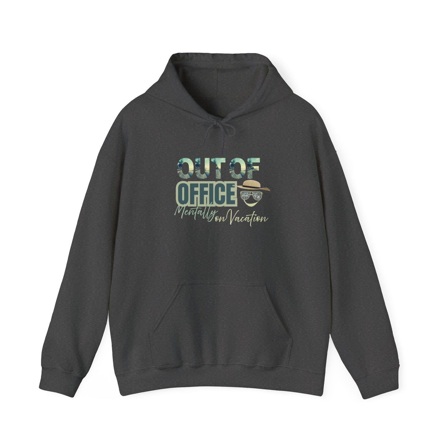 Work from home hoodie - Dark heather