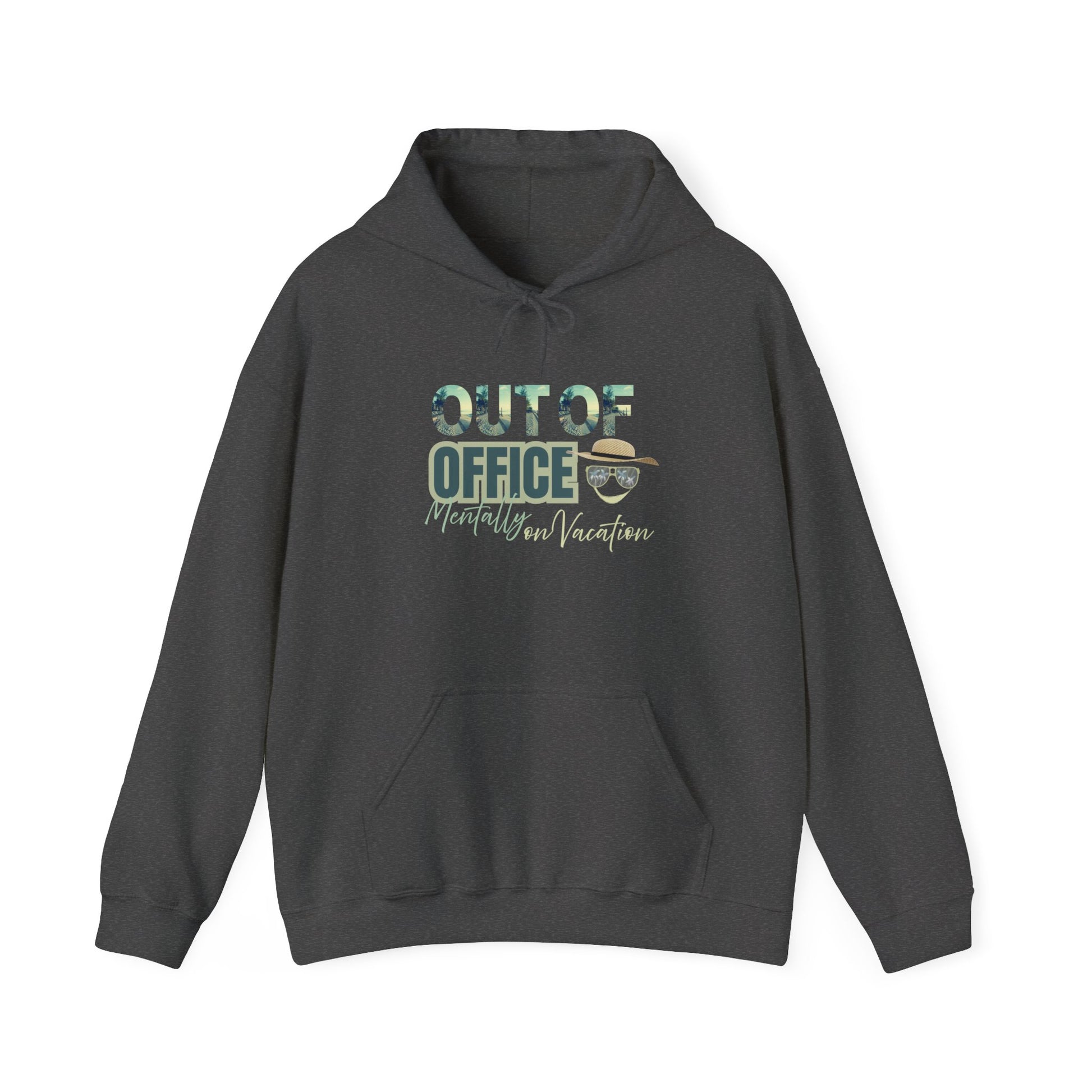 Work from home hoodie - Dark heather