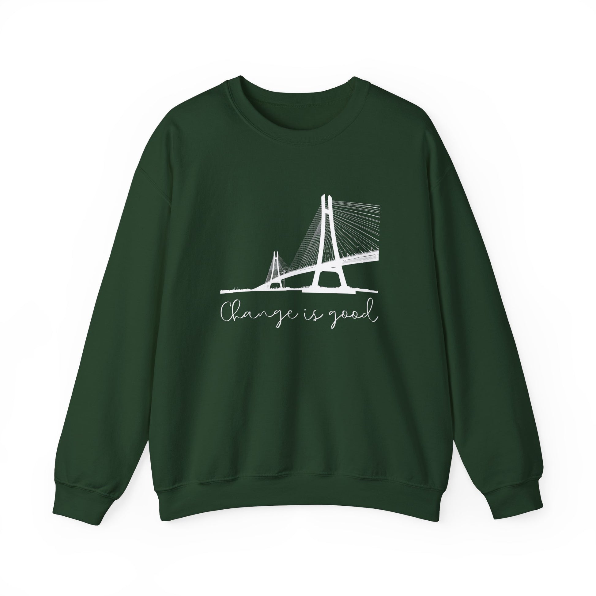 Change is good sweatshirt - Forest green
