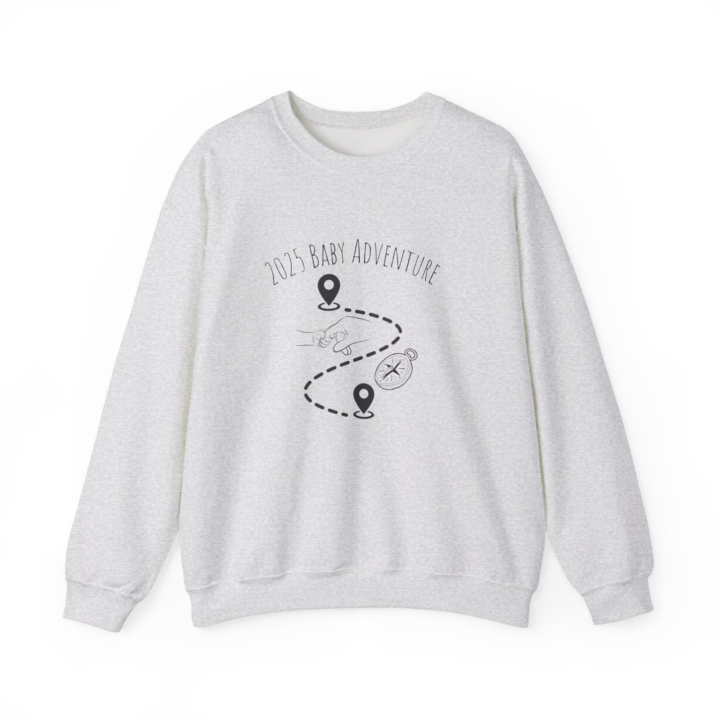 2025 Baby adventure sweatshirt - Ash