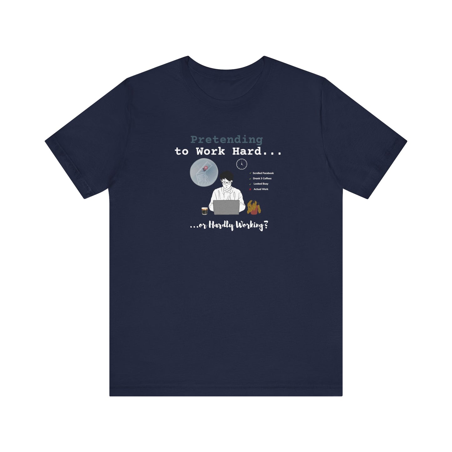 Introvert work shirt - Navy
