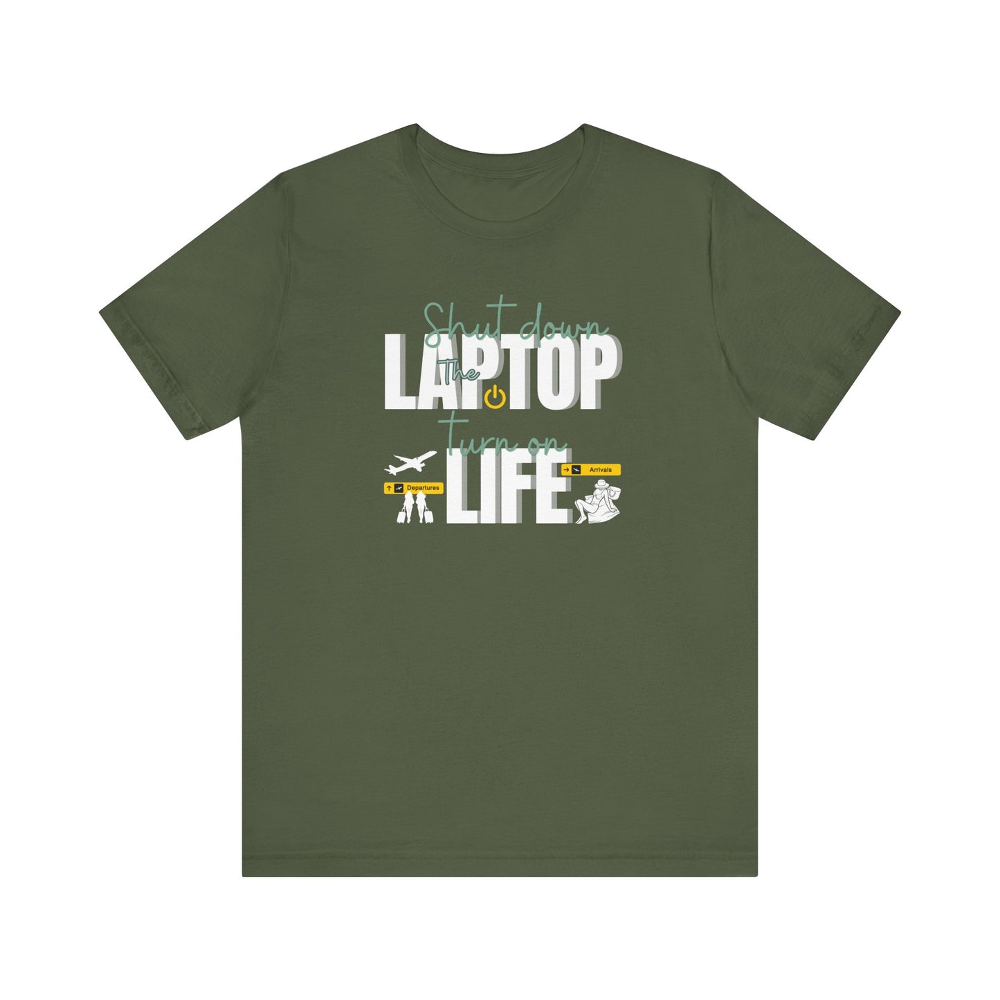 Work-Life balance tee - Military green