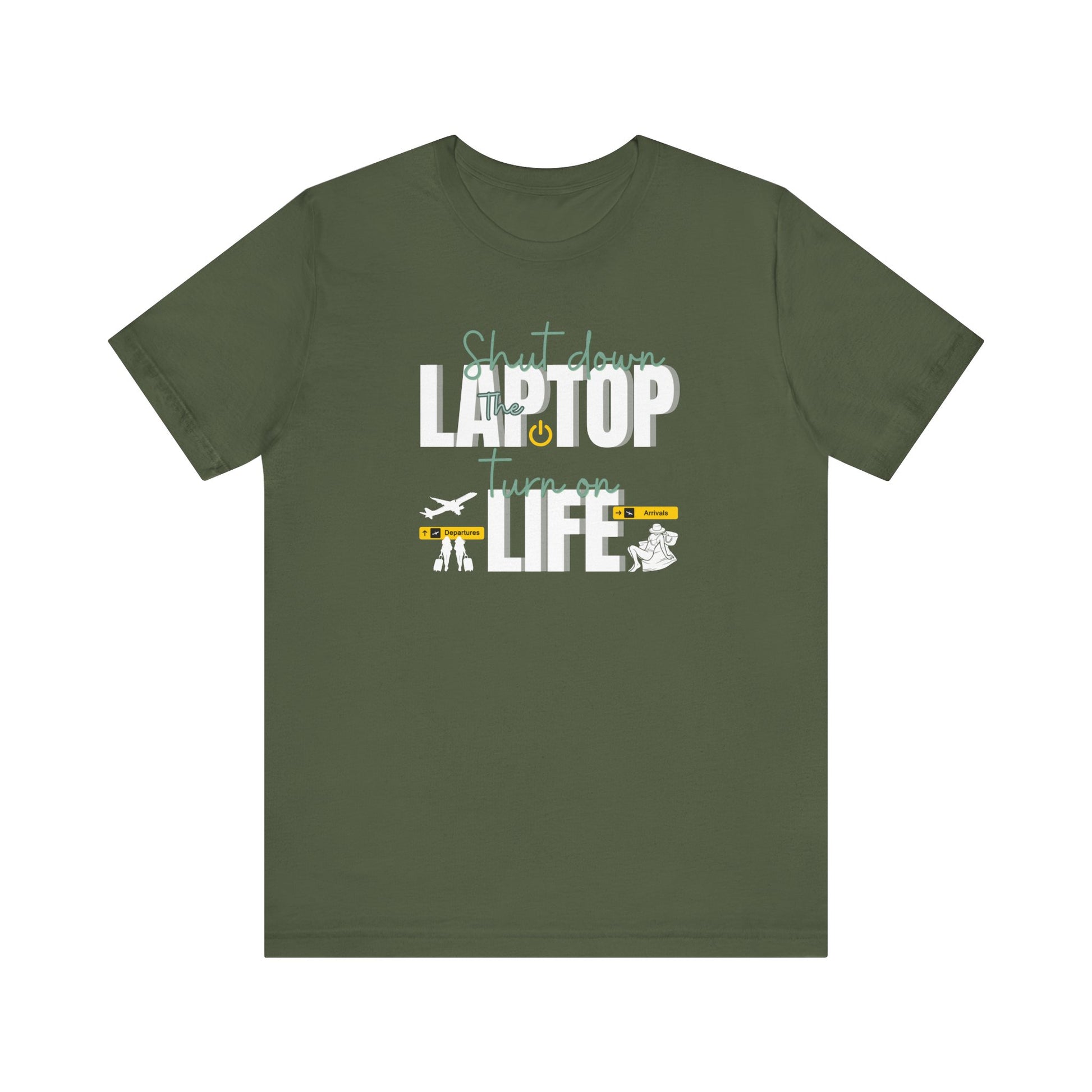 Work-Life balance tee - Military green