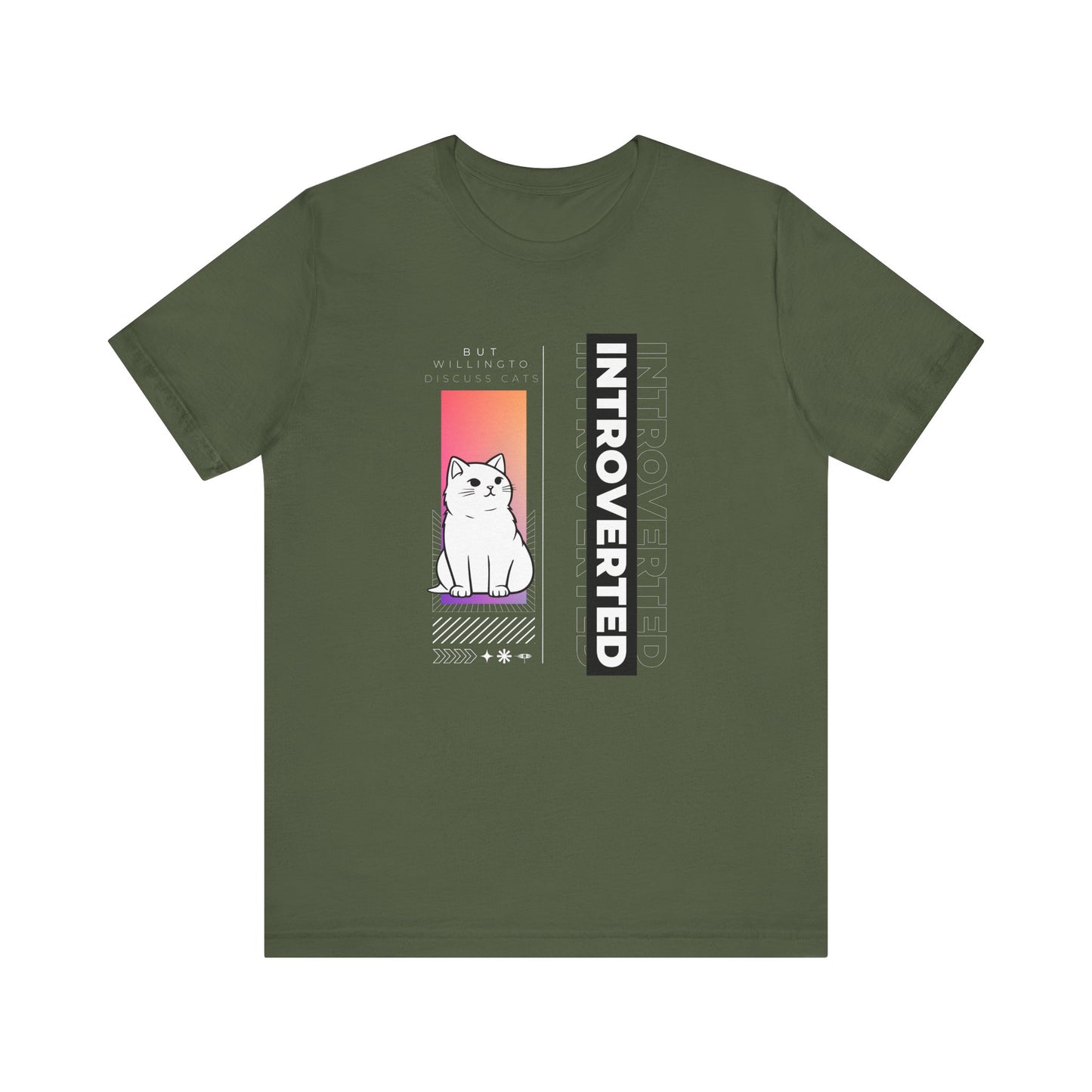Cozy introverted t-shirt - Military green