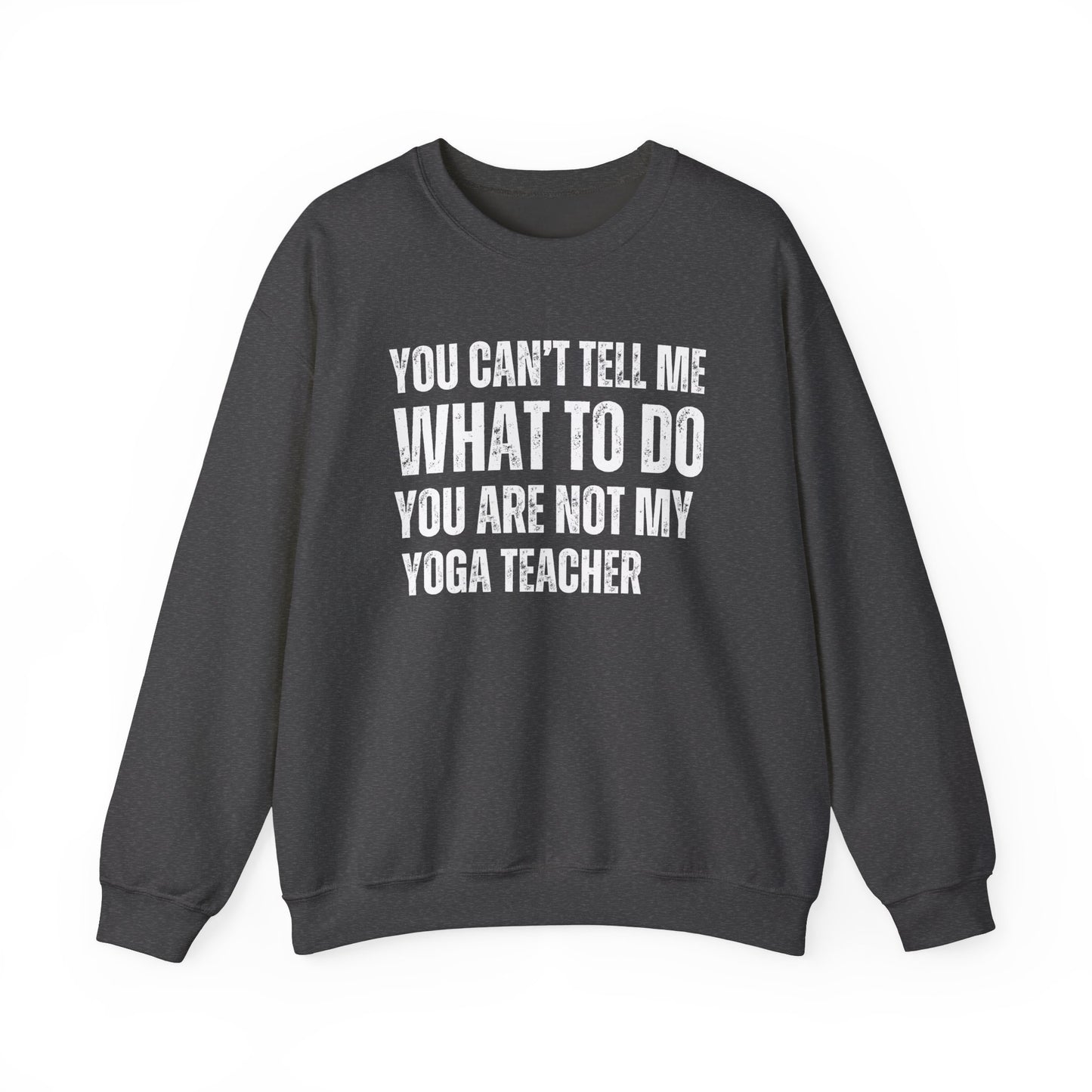 Empowering yoga  sweatshirt - Deep Heather