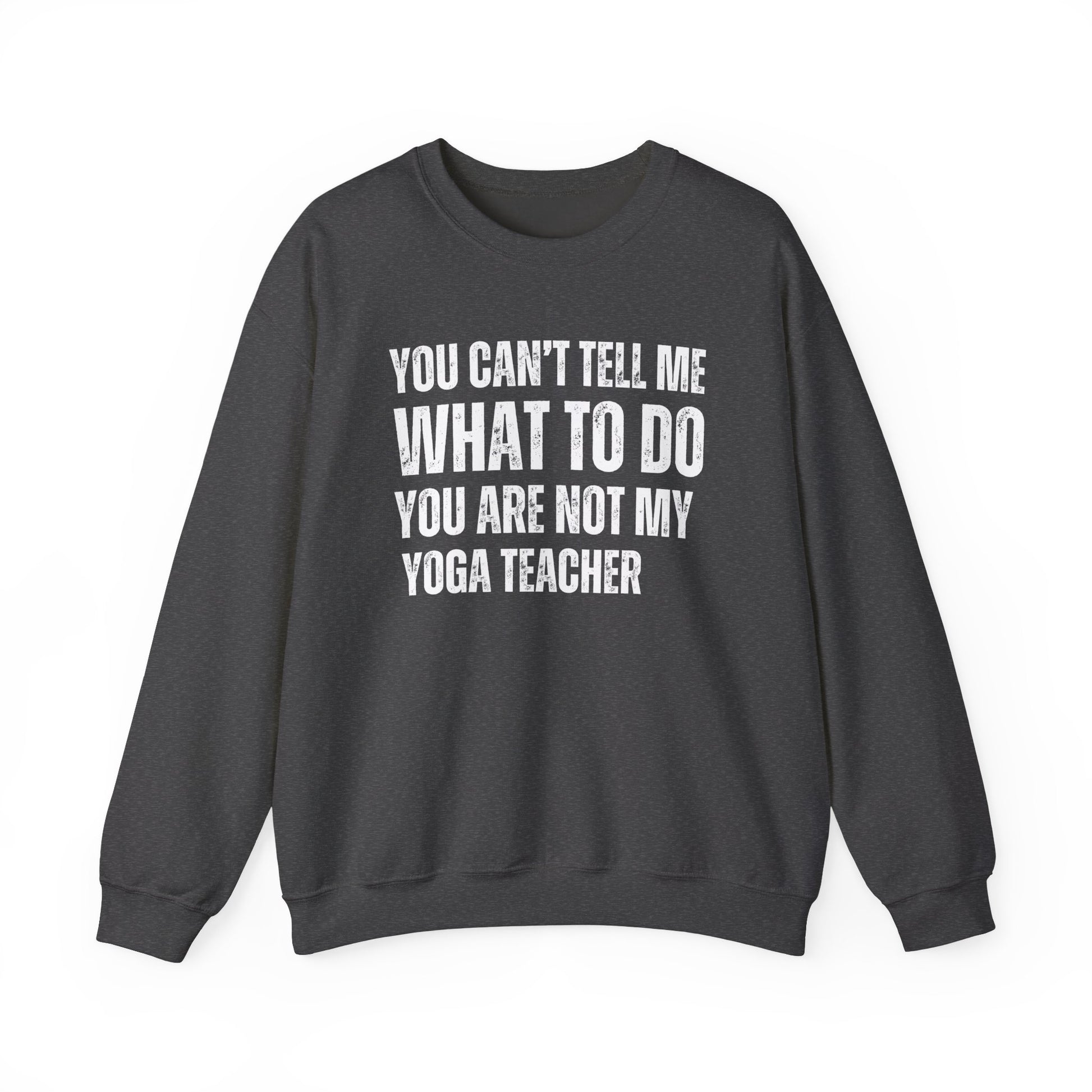 Empowering yoga  sweatshirt - Deep Heather