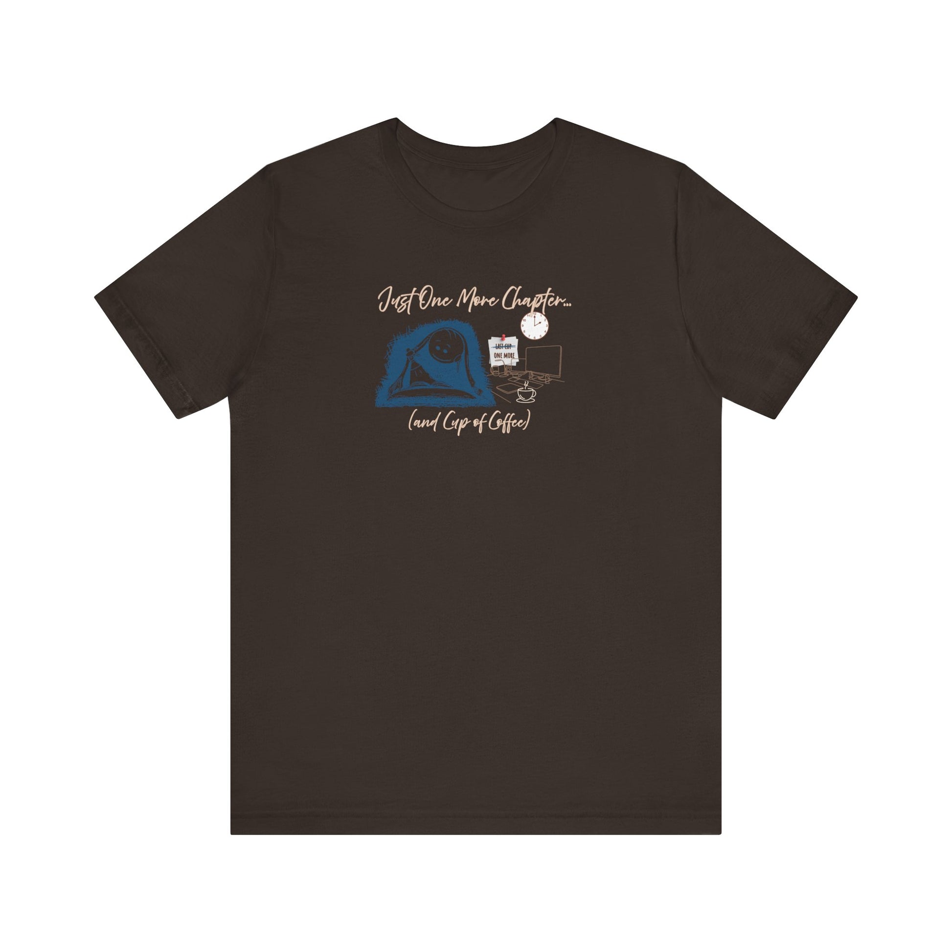 Just one more chapter t-shirt - Brown