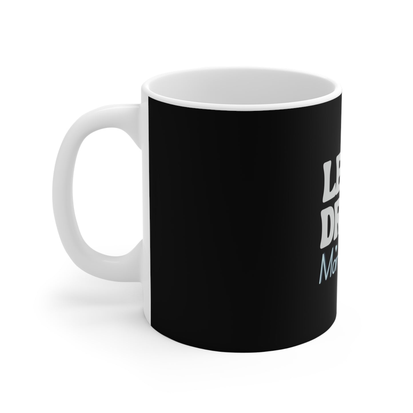 Unique ceramic mug - left view