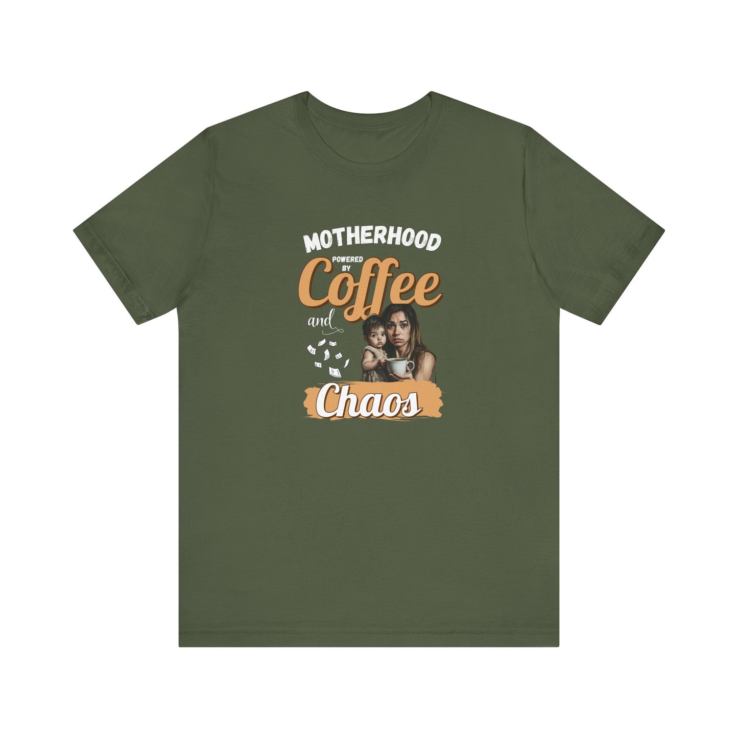 Mom life t-shirt - Military green