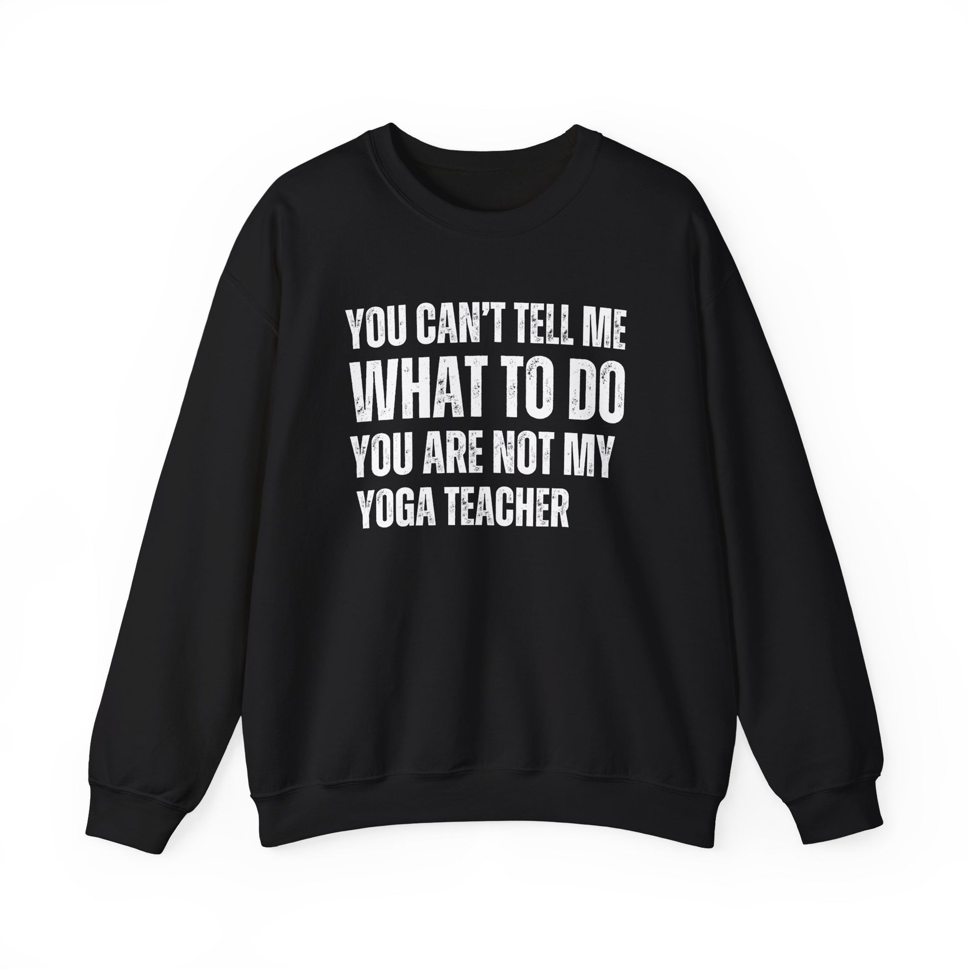 Empowering yoga  sweatshirt - Black
