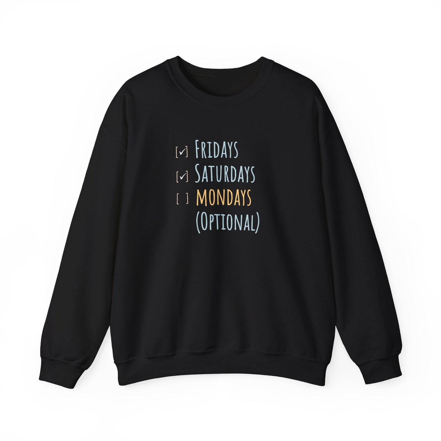 Weekend vibes sweatshirt - Black