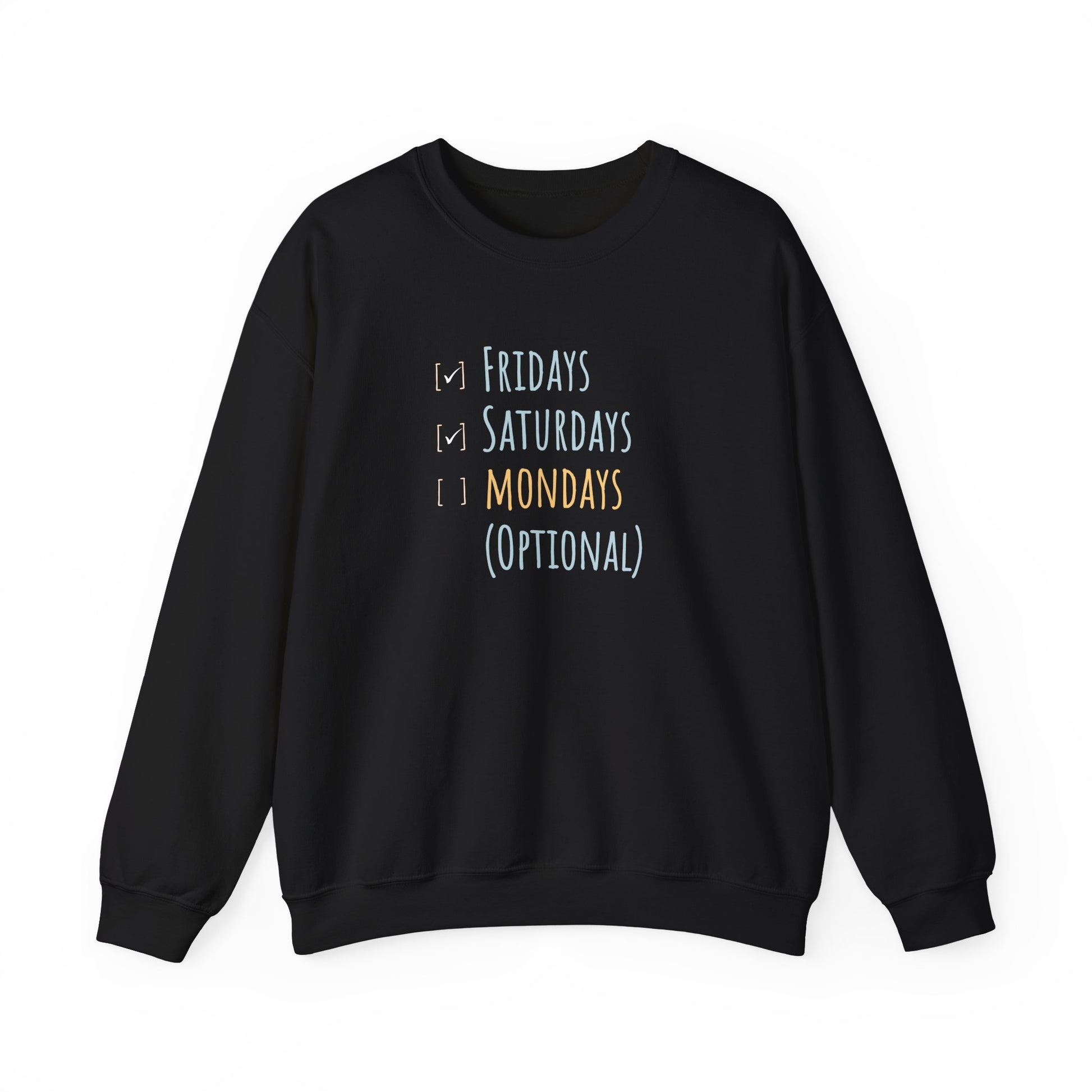 Weekend vibes sweatshirt - Black