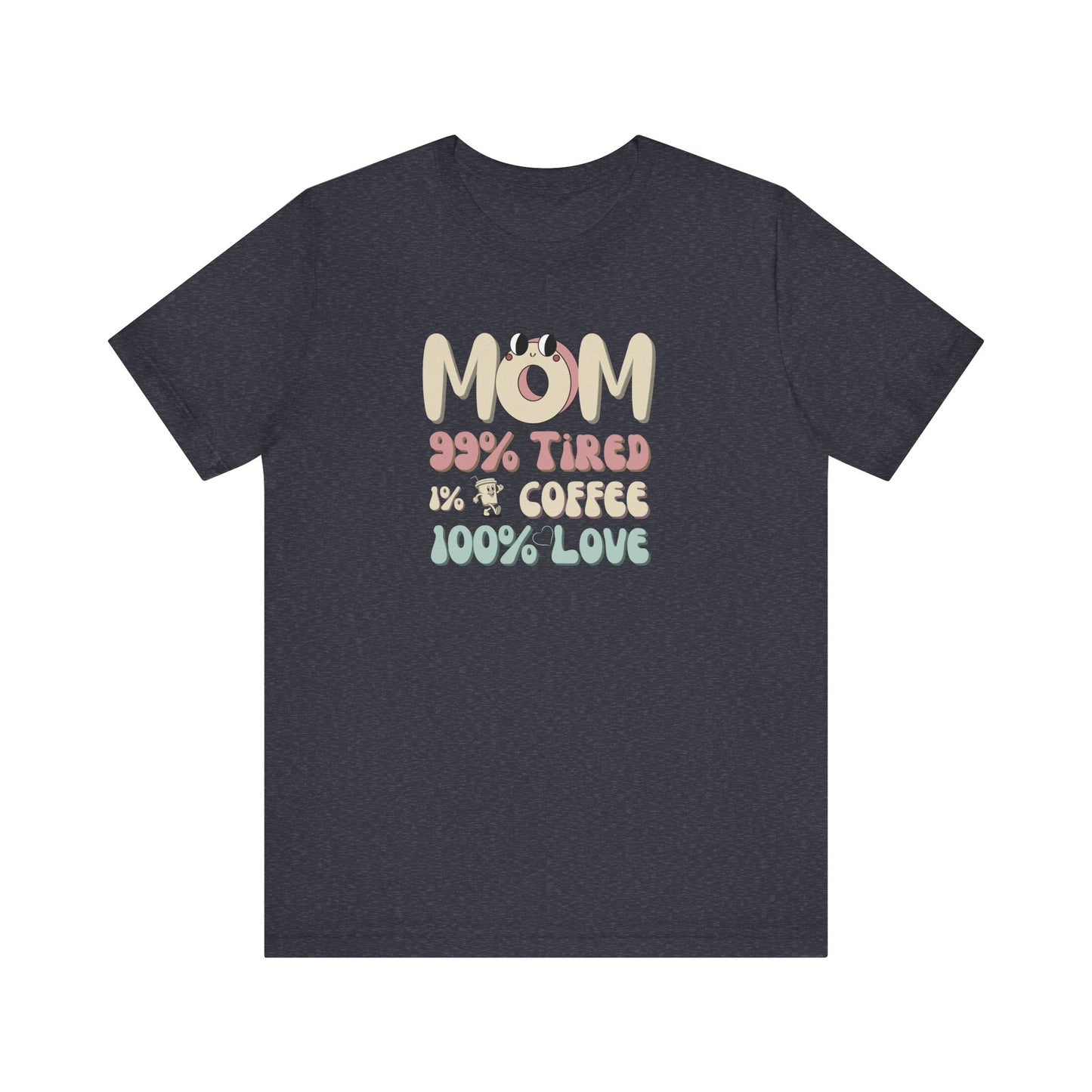 Funny mom t-shirt - heather navy