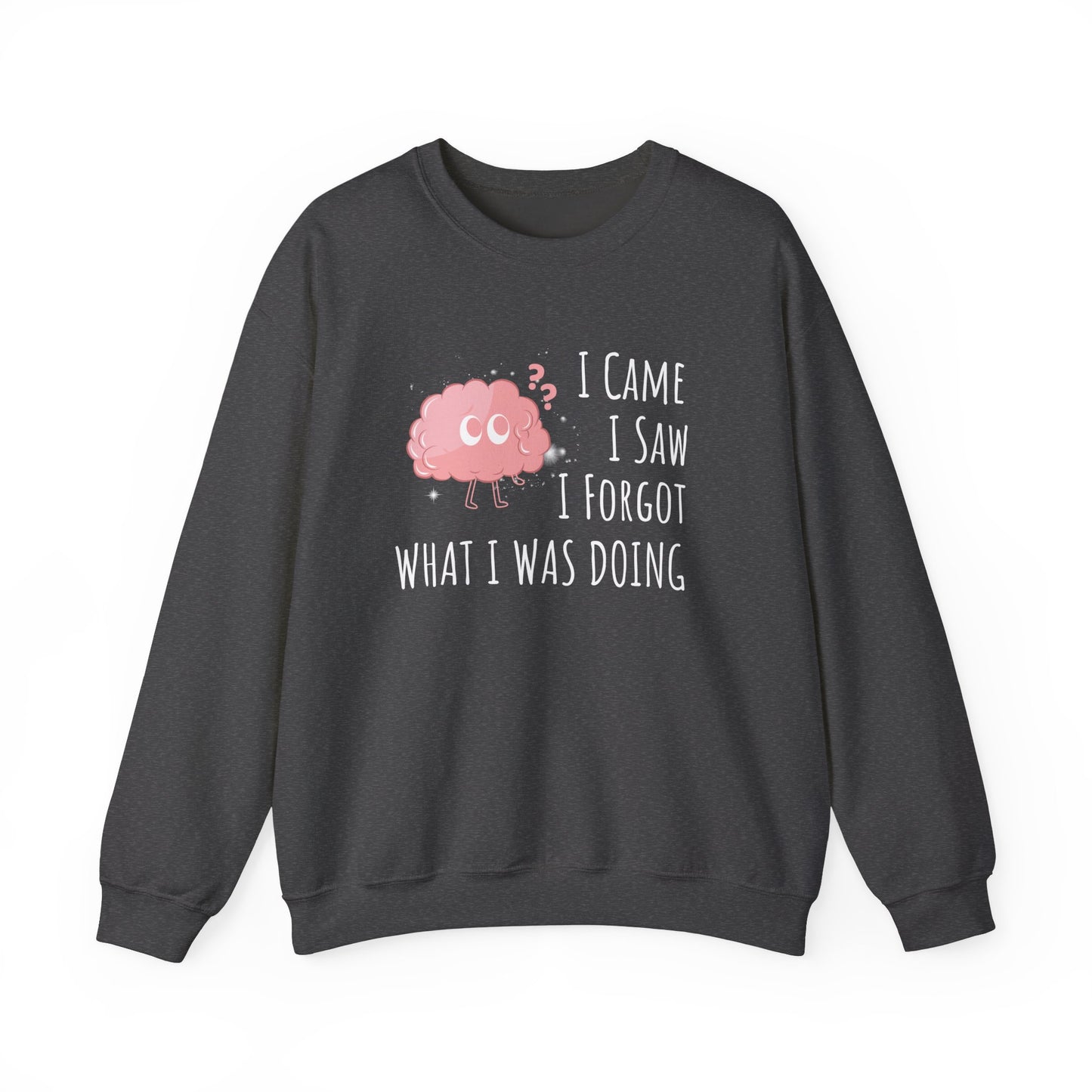 Humorous sweatshirt - Dark heather