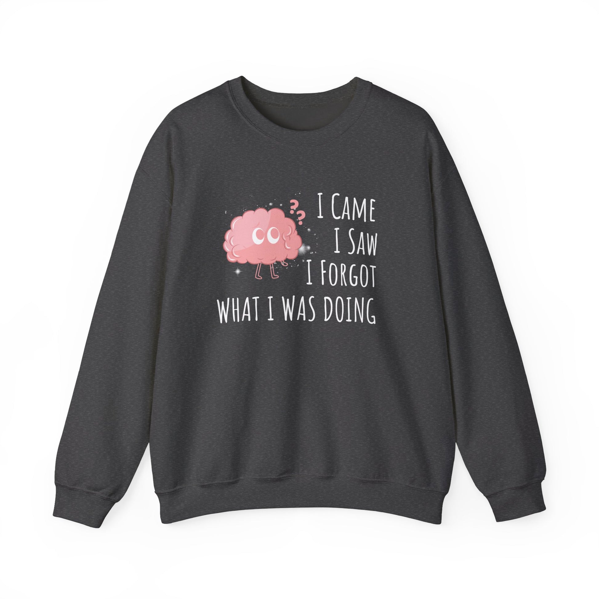 Humorous sweatshirt - Dark heather