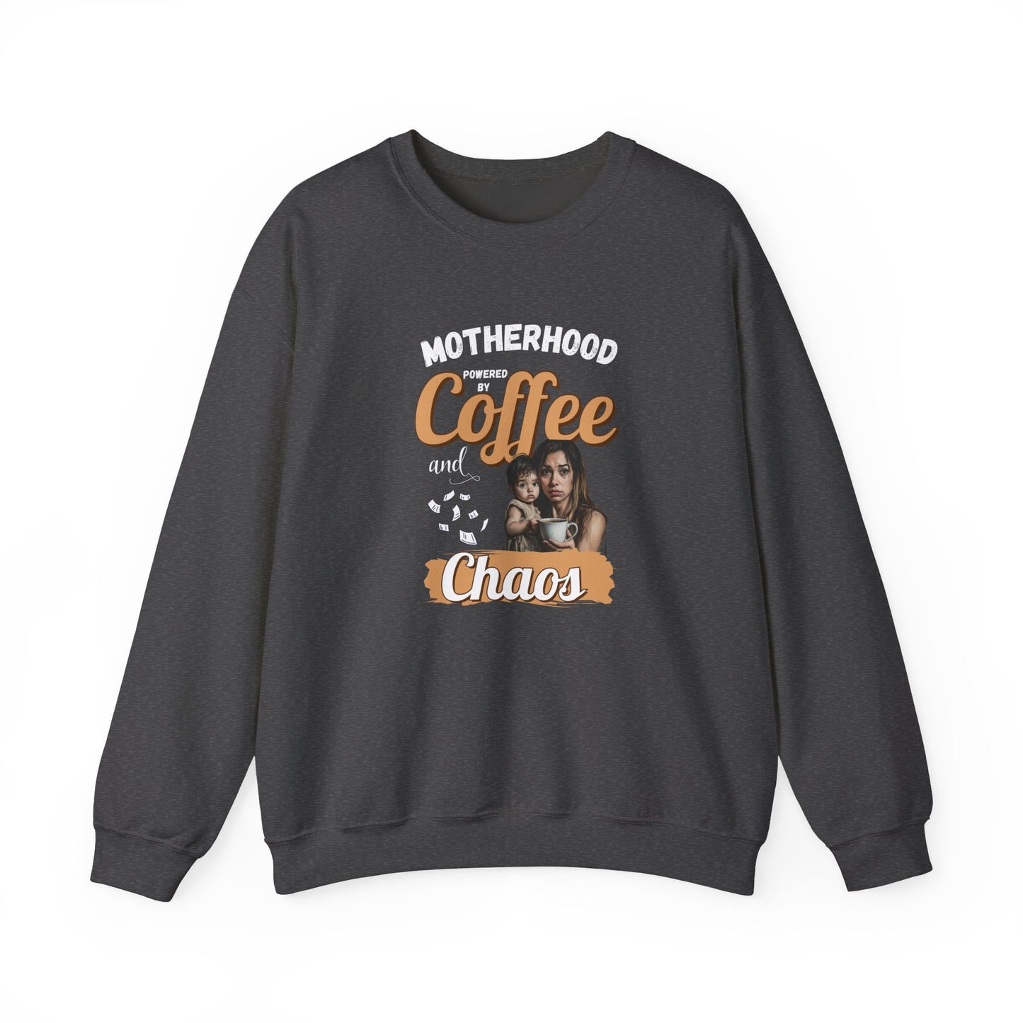 Comfy mom weatshirt - heather navy
