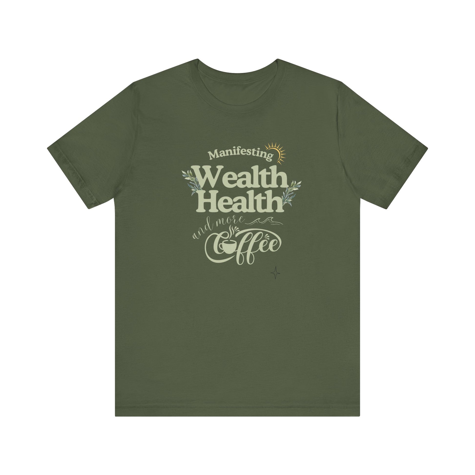 Trendy manifestation t-shirt - Military green