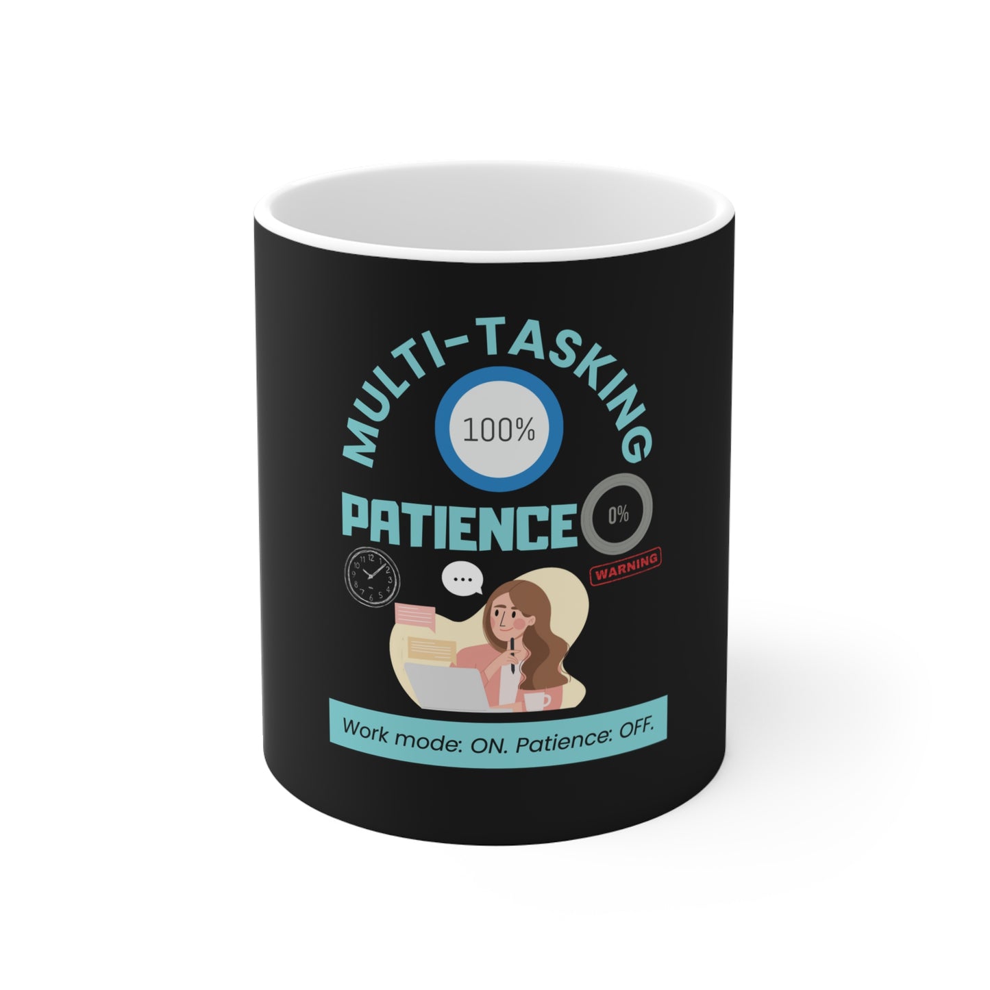 Patience OFF coffee mug - black