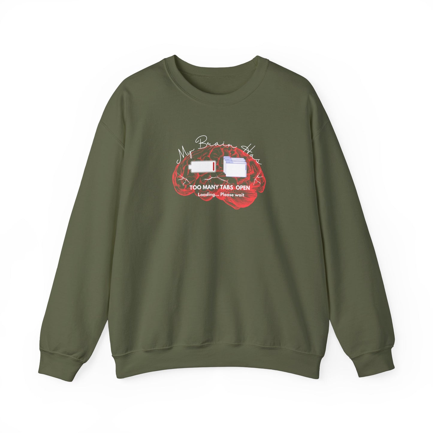 Mental overload sweatshirt - Military green