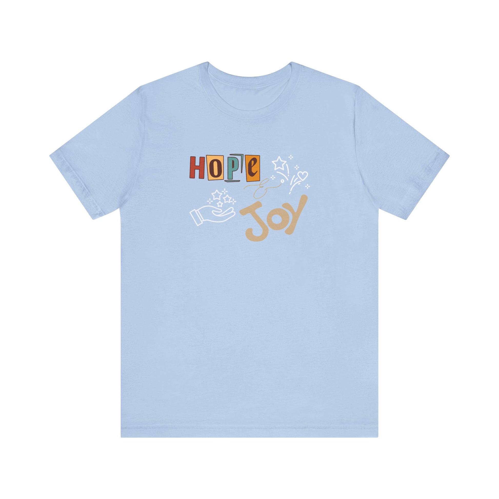 Hope and Joy T-shirt - Light blue