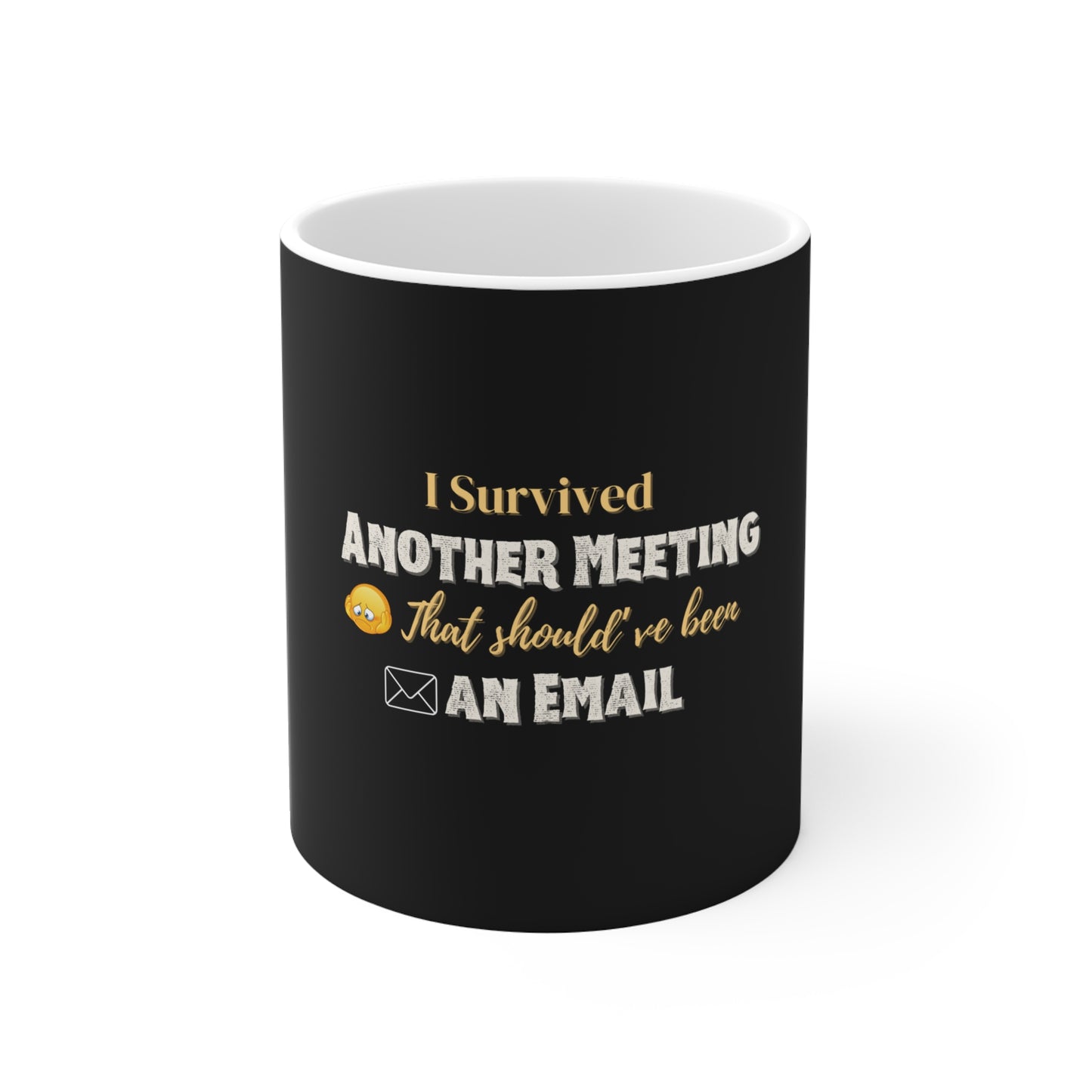 Office coffee mug - closeup