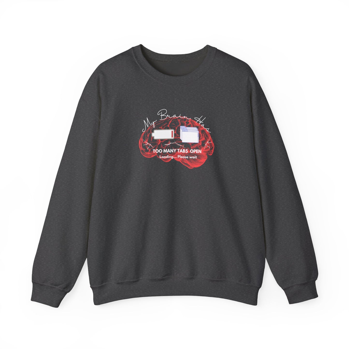 Mental overload sweatshirt - Dark heather
