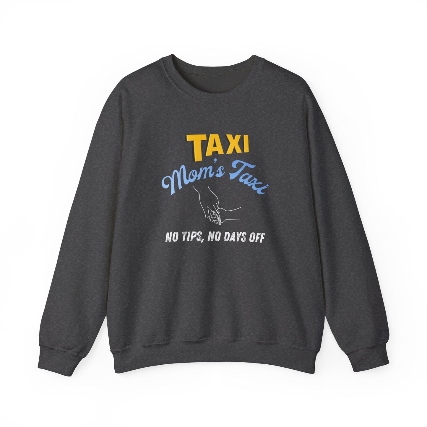 Comfy mom's taxi sweatshirt - heather navy