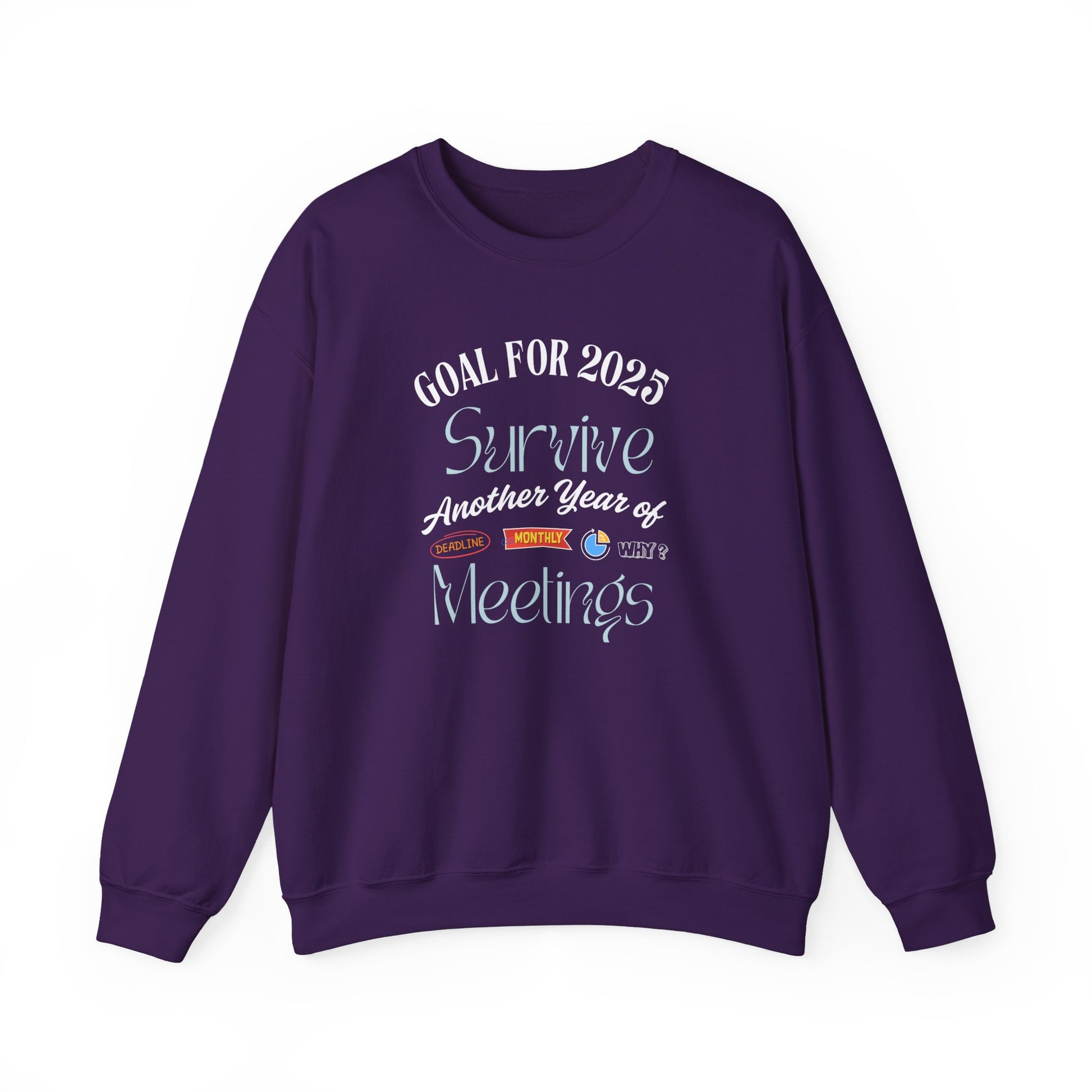 Comfy work sweatshirt - Purple