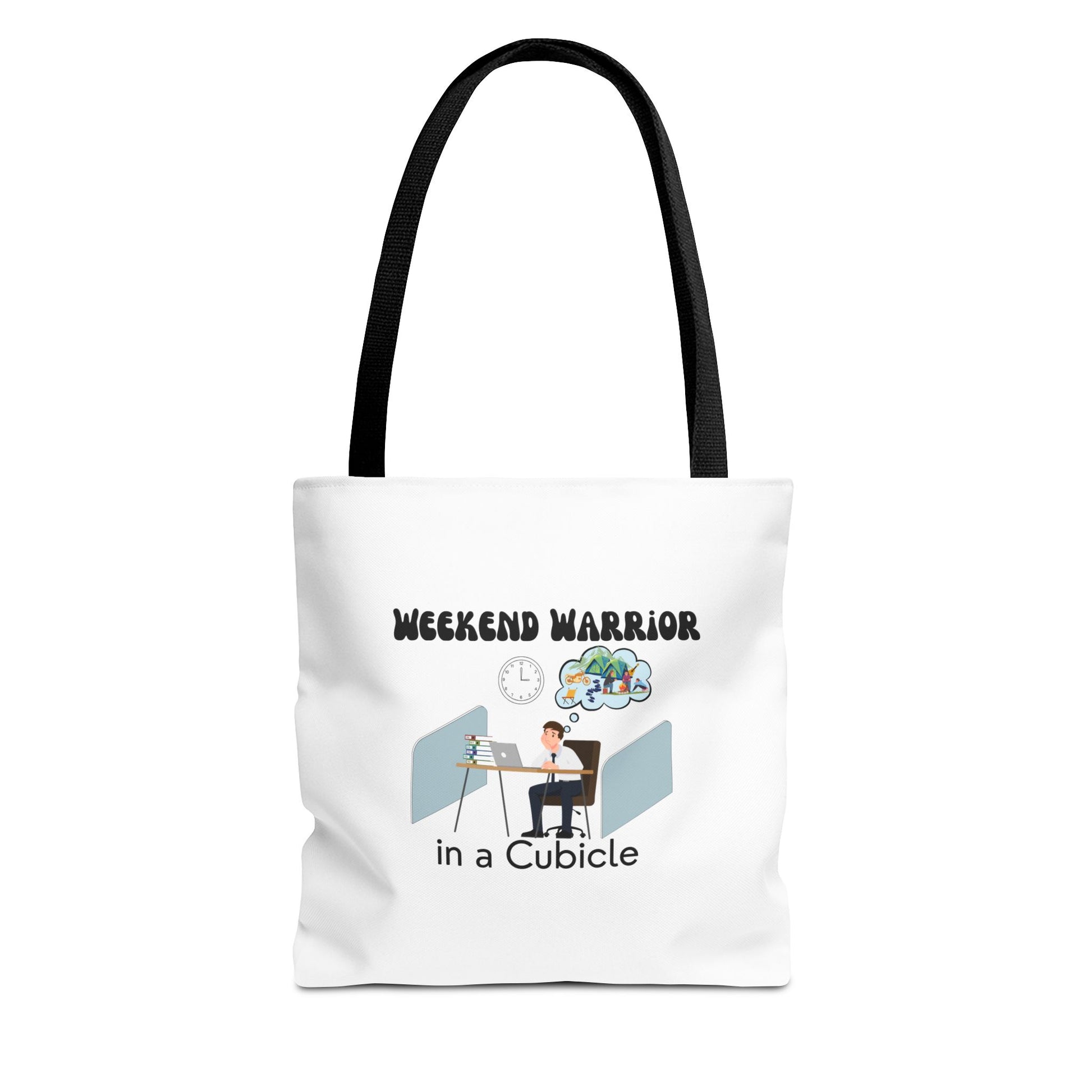 Funny work bag with black handle