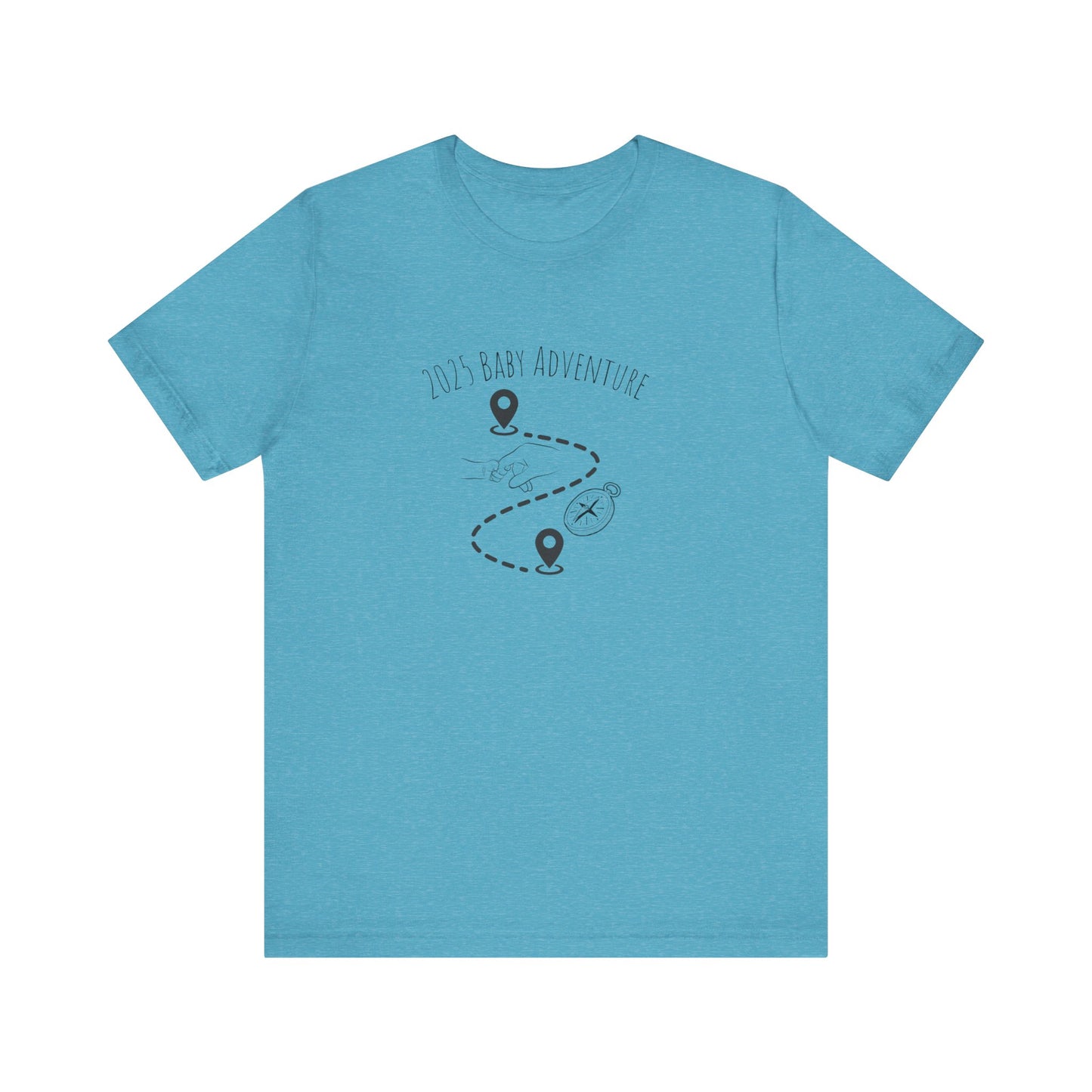 2025 Baby Adventure T-Shirt - Heather Aqua