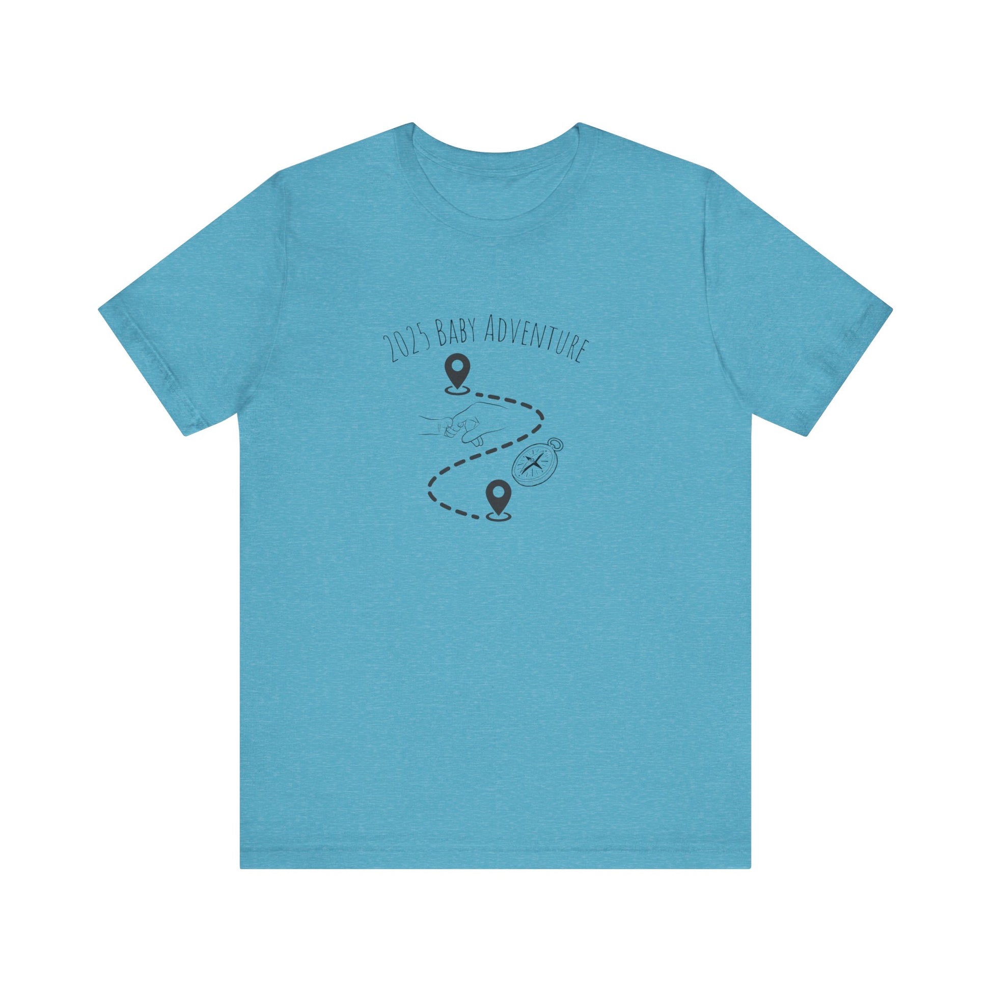 2025 Baby Adventure T-Shirt - Heather Aqua