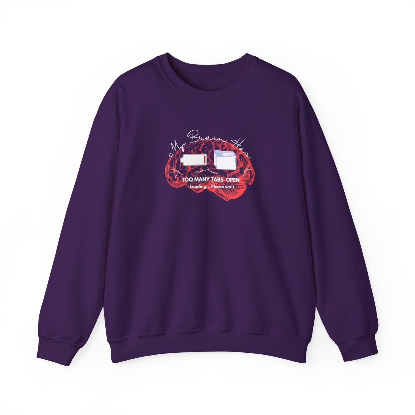 Mental overload sweatshirt - Purple