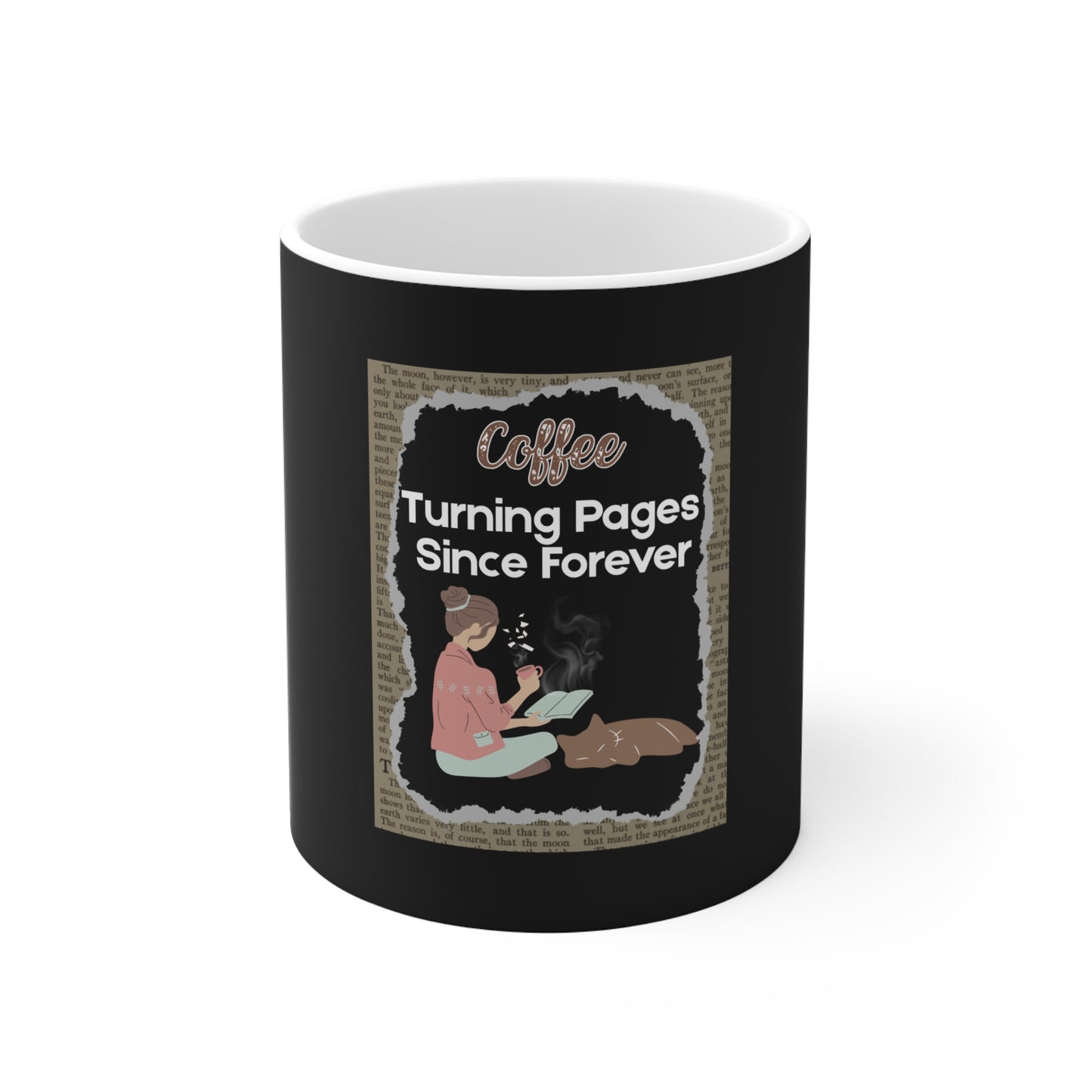 Cute Coffee Mug for Book Lovers Design