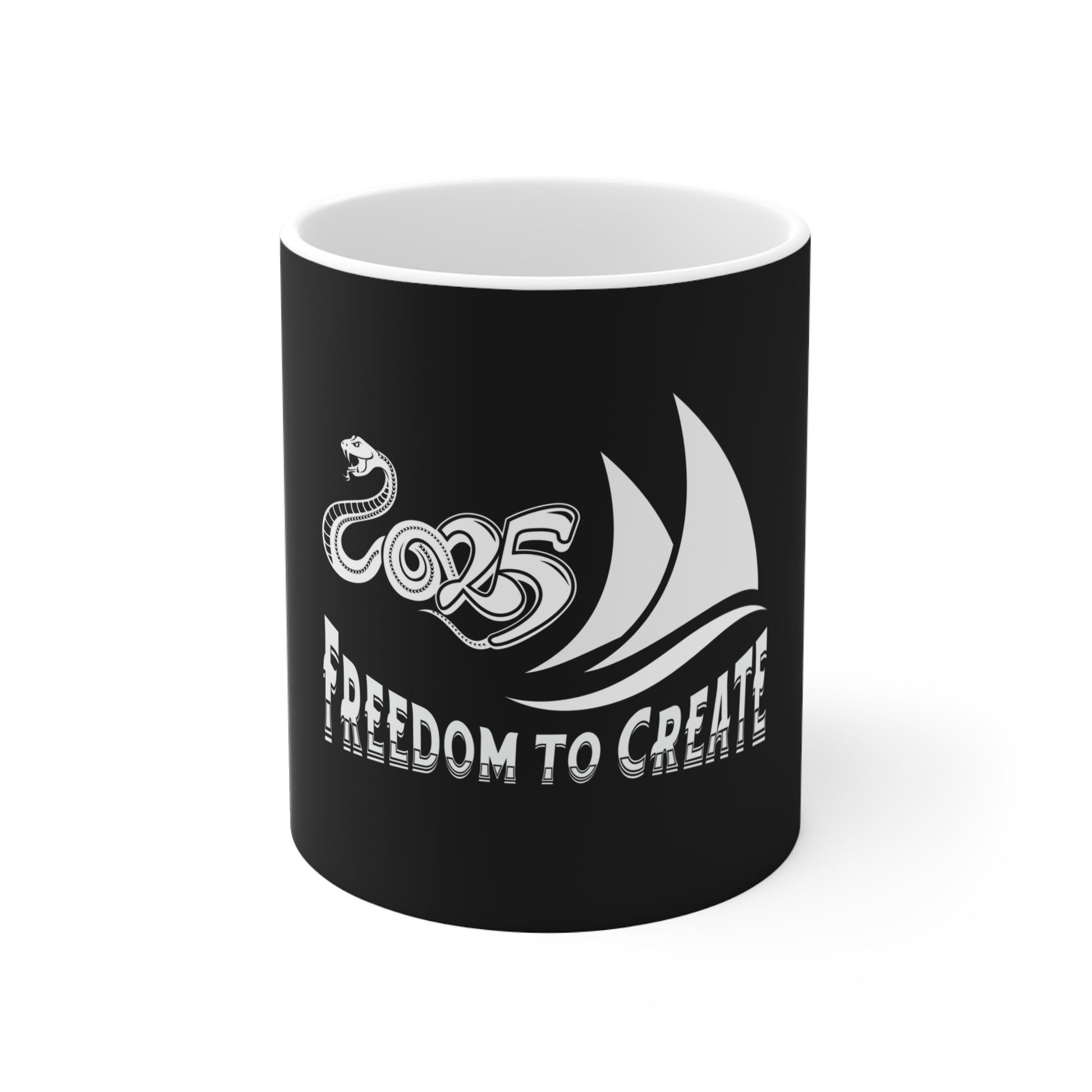 Freedom to create 11oz Mug - Black