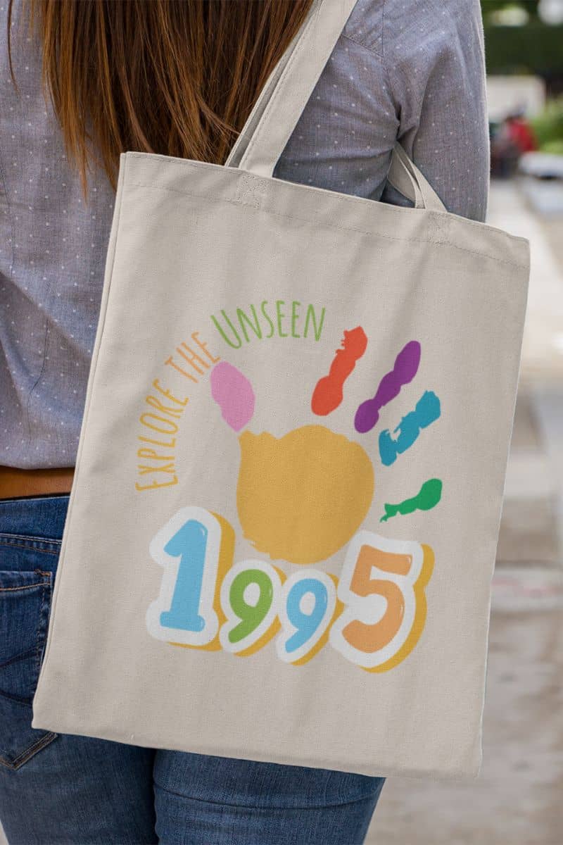 Explore the Unseen 1995 Tote Bag with the office girl on her way home