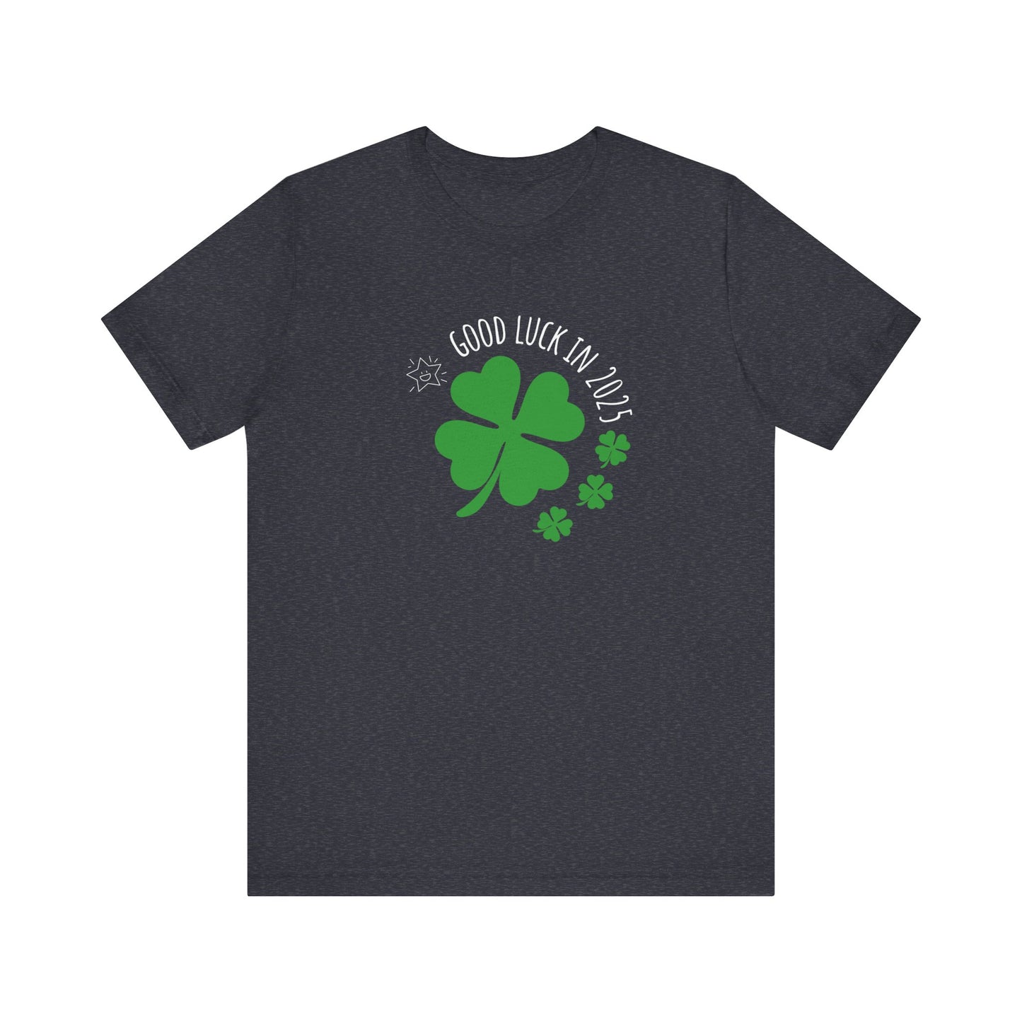 Good Luck in 2025 T-Shirt heather navy