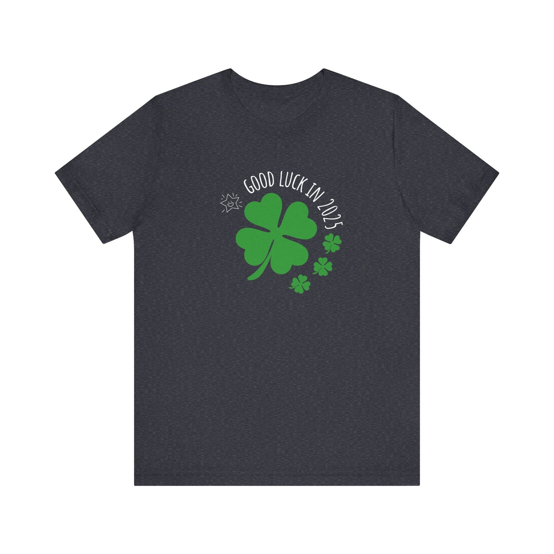 Good Luck in 2025 T-Shirt heather navy