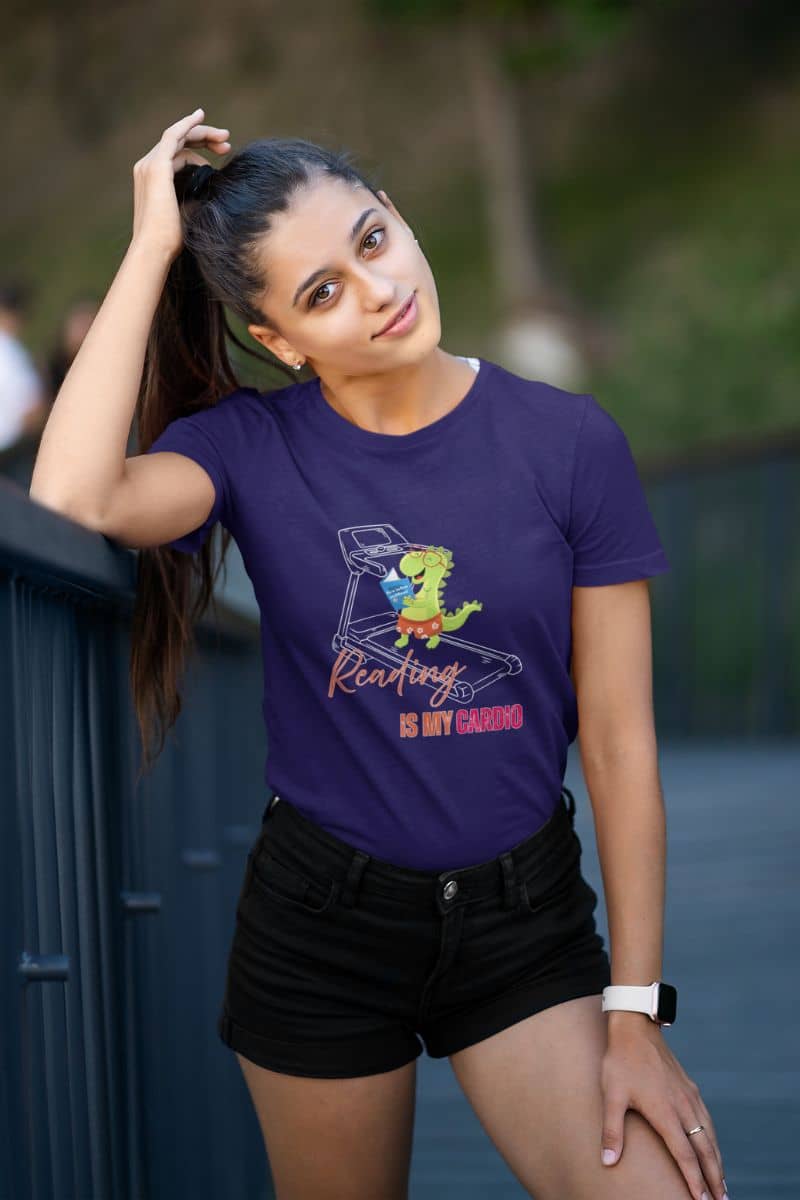 Reading is my cardio tee for book lovers