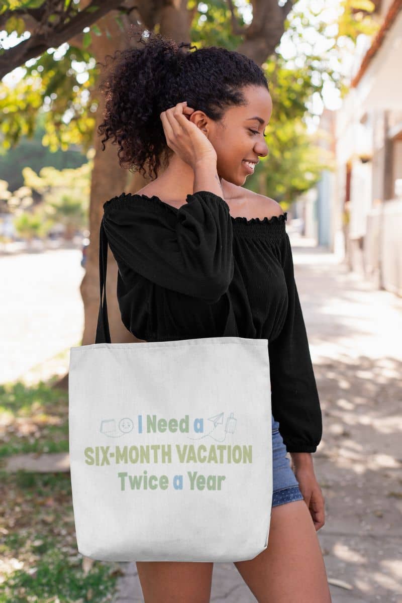 stylish beach bag for women - designed for people who like humor