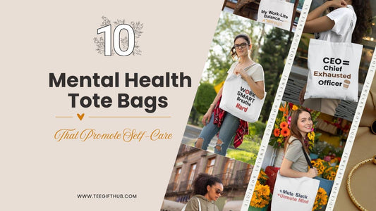 Mental health tote bags