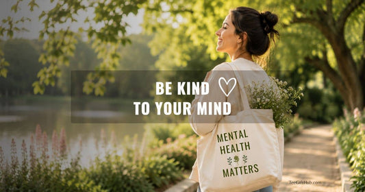 mental health tote bags 
